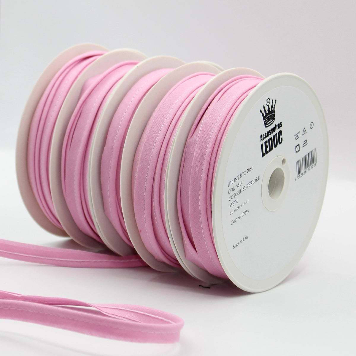 100MT - COTTON PIPING / 10mm (8+2mm) - ACCESSOIRES LEDUC