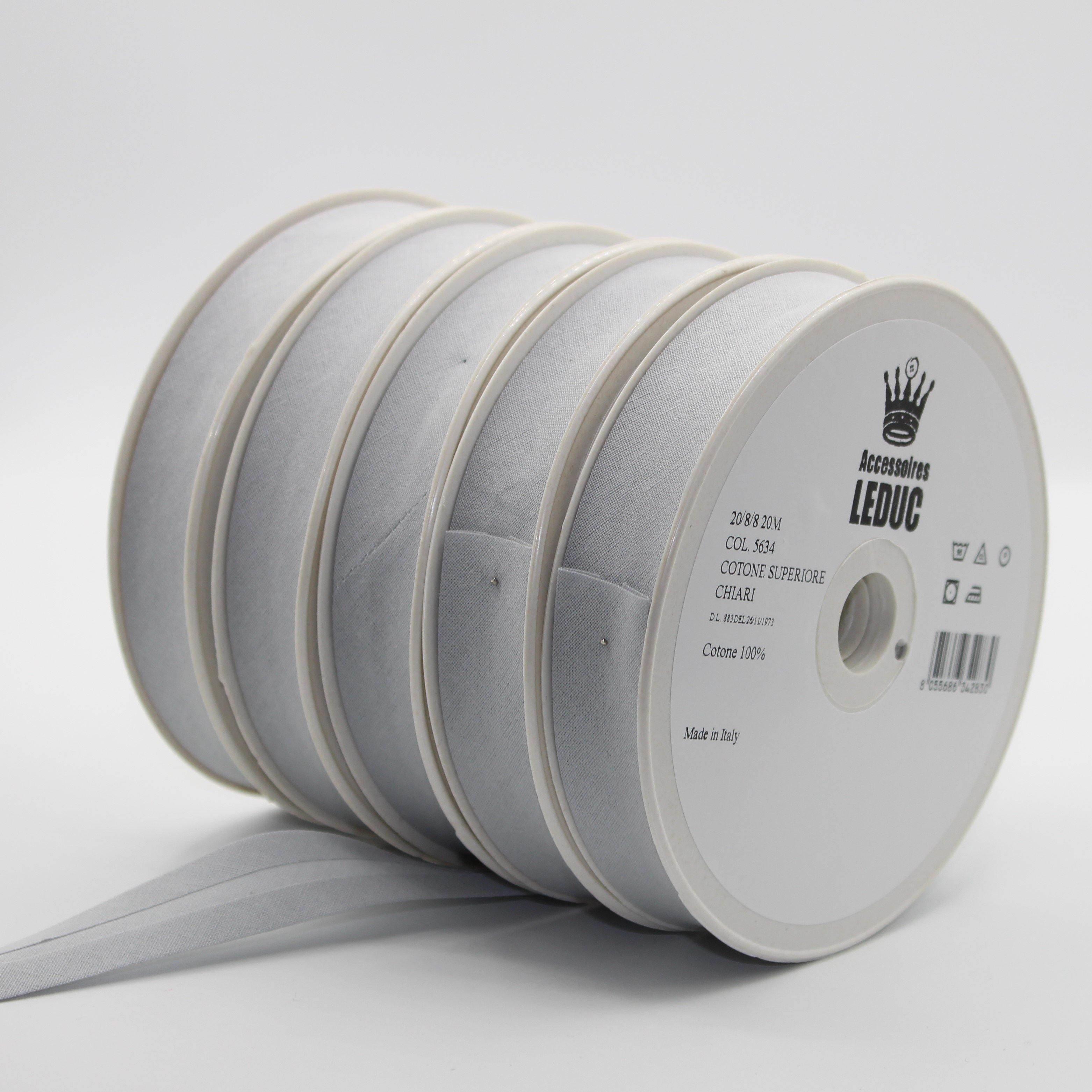 100MT - COTTON BIAS BINDING / 20mm - 20/8/8 #SBI517 - ACCESSOIRES LEDUC BV
