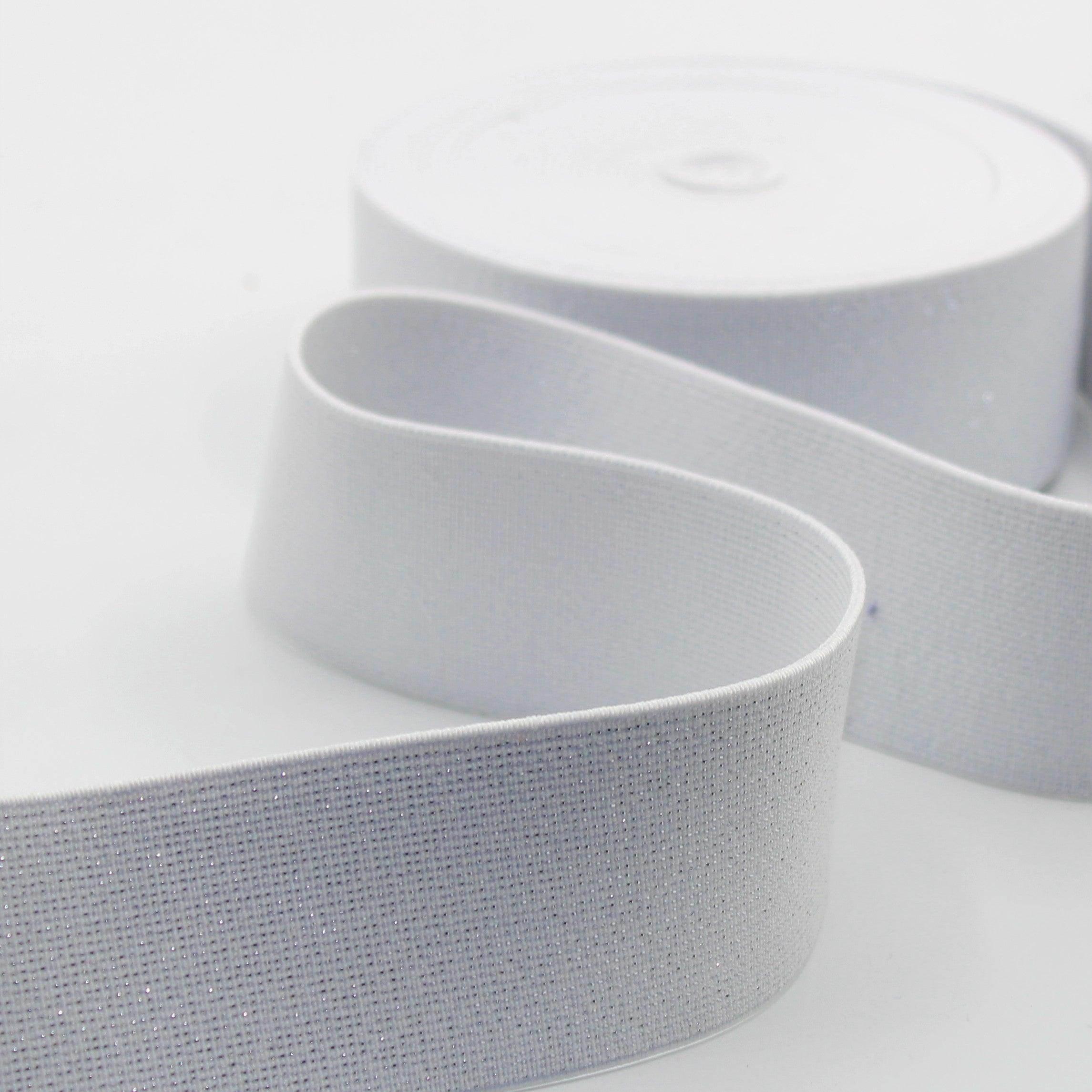 Glittery Lurex Elastic 40mm #ELA1314 - ACCESSOIRES LEDUC BV