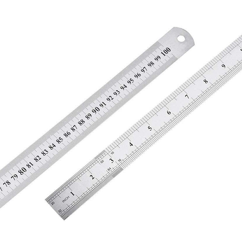 1 Meter (40") Stick Metal Ruler - ACCESSOIRES LEDUC