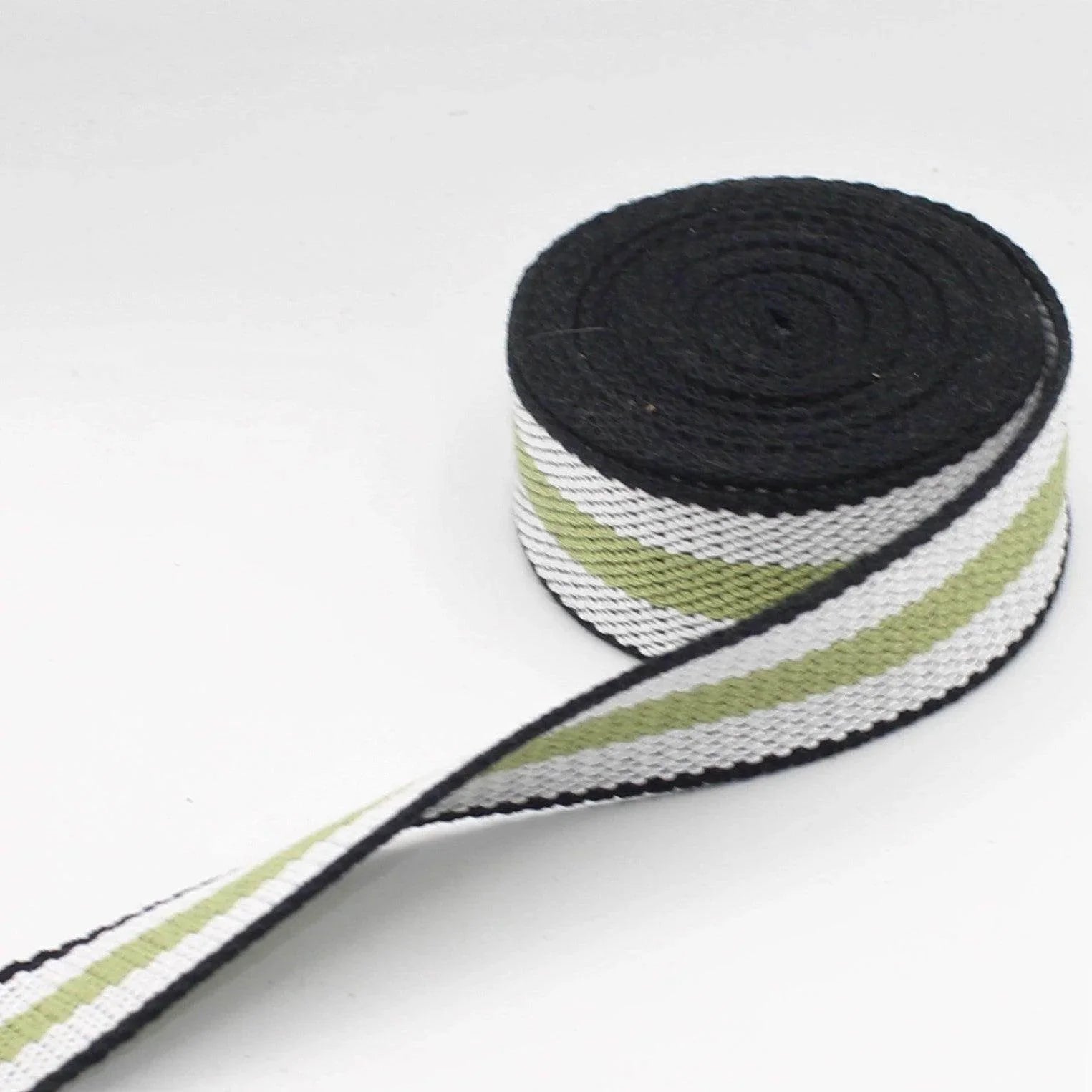 5 meters 30mm Old Style Striped Webbing #RUB1992 - ACCESSOIRES LEDUC BV