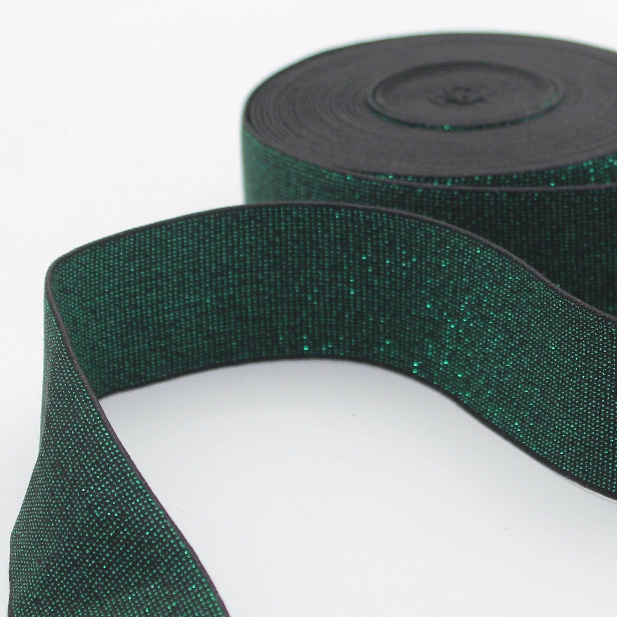 Glittery Lurex Elastic 40mm #ELA1314 - ACCESSOIRES LEDUC BV
