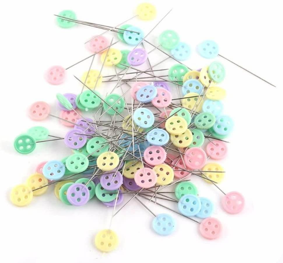 2 boxes of Pins : Butterflies / Buttons head - ACCESSOIRES LEDUC BV