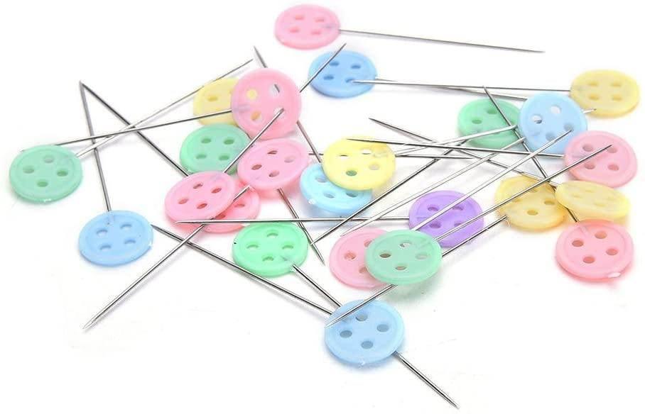 2 boxes of Pins : Butterflies / Buttons head - ACCESSOIRES LEDUC BV