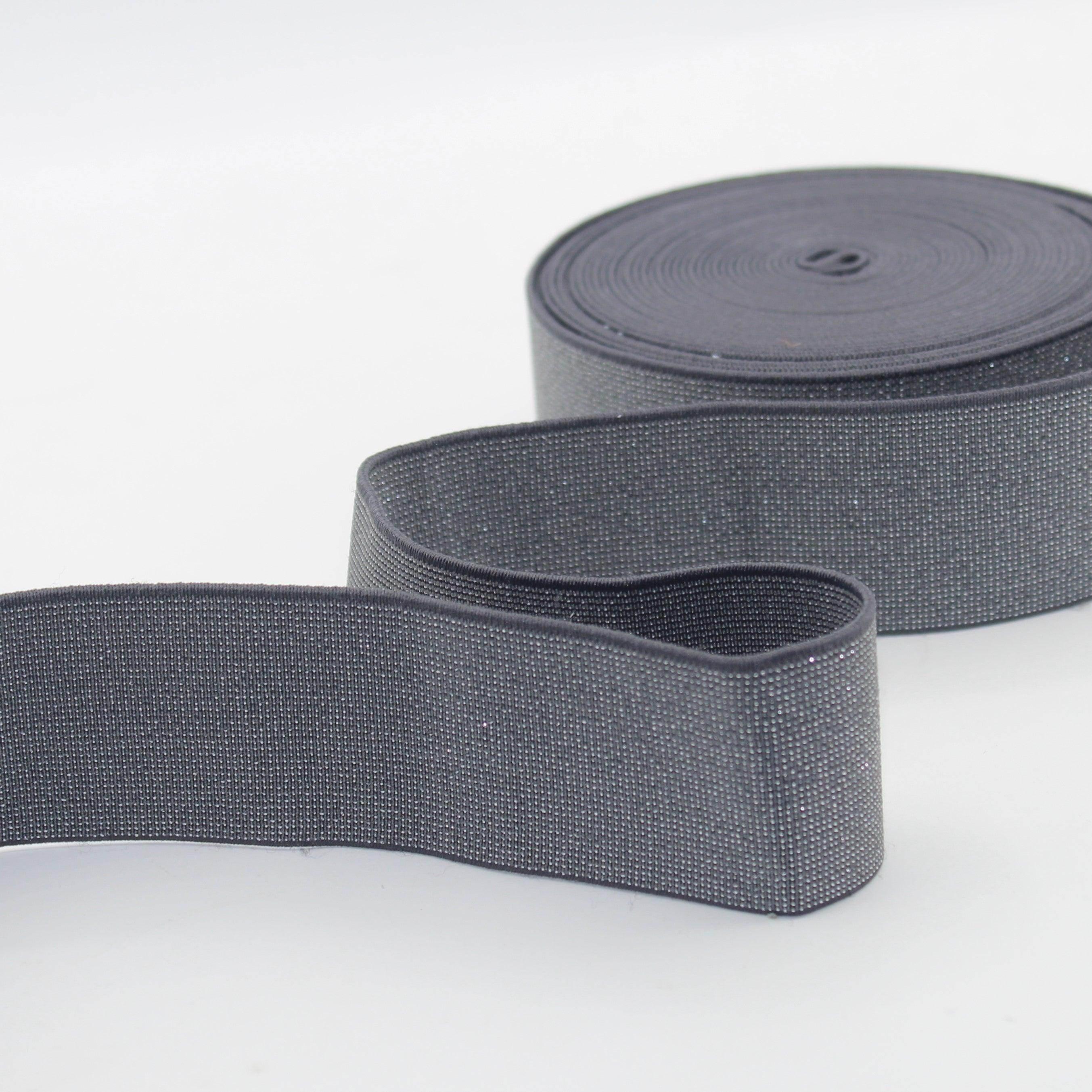 Glittery Lurex Elastic 40mm #ELA1314 - ACCESSOIRES LEDUC BV