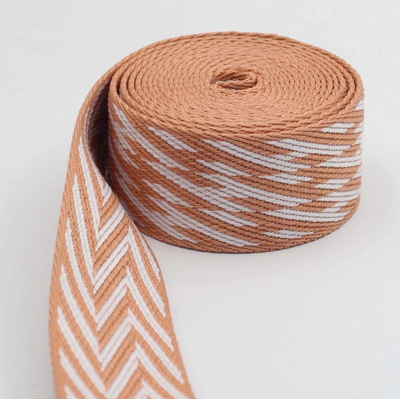 5 meters Zig Zag / Thunder Webbing 38mm #RUB3514 - ACCESSOIRES LEDUC BV
