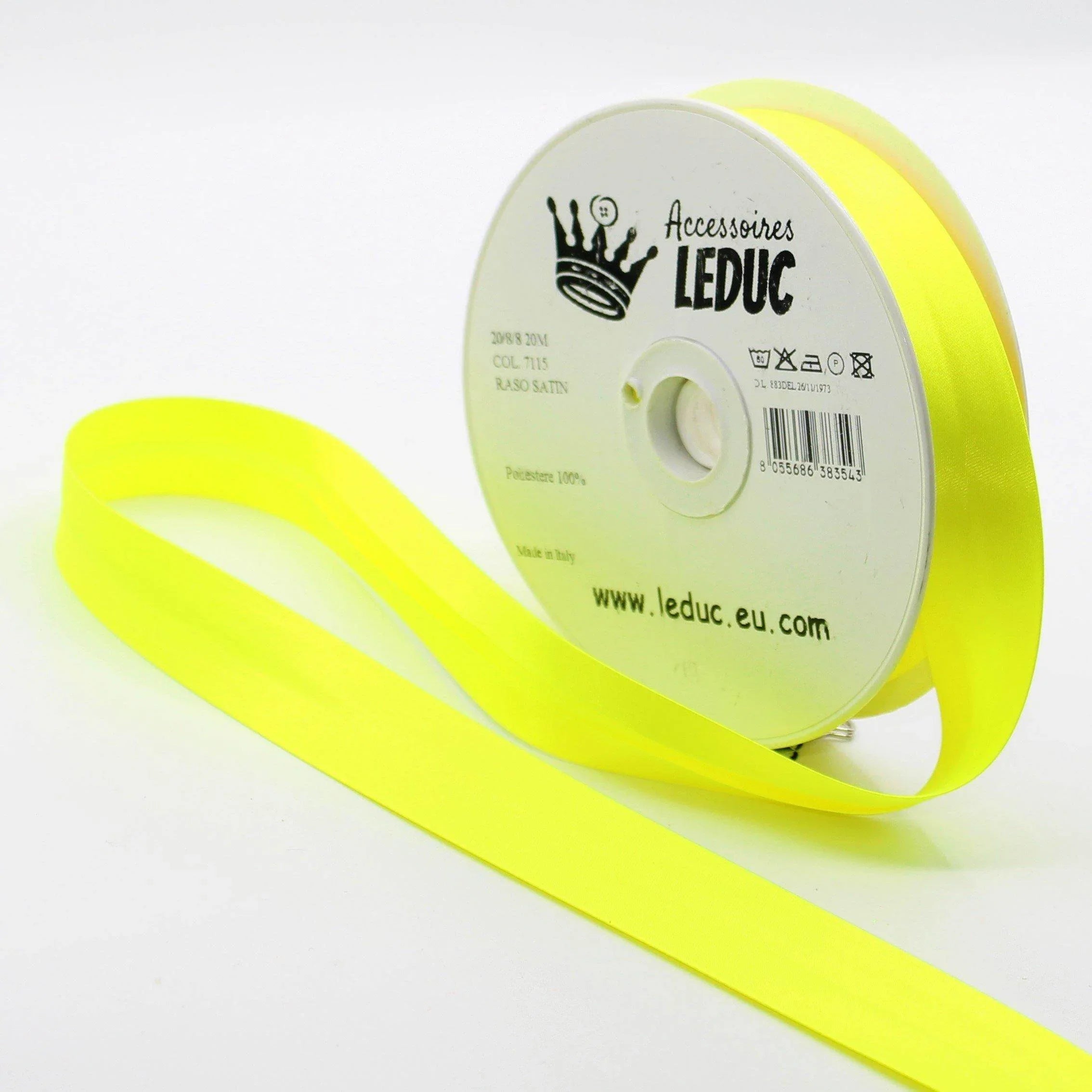 20 meters Neon Colour, Fluorescent, Folded Bias Binding 20mm (+8+8mm) #HAB1x023 - ACCESSOIRES LEDUC BV