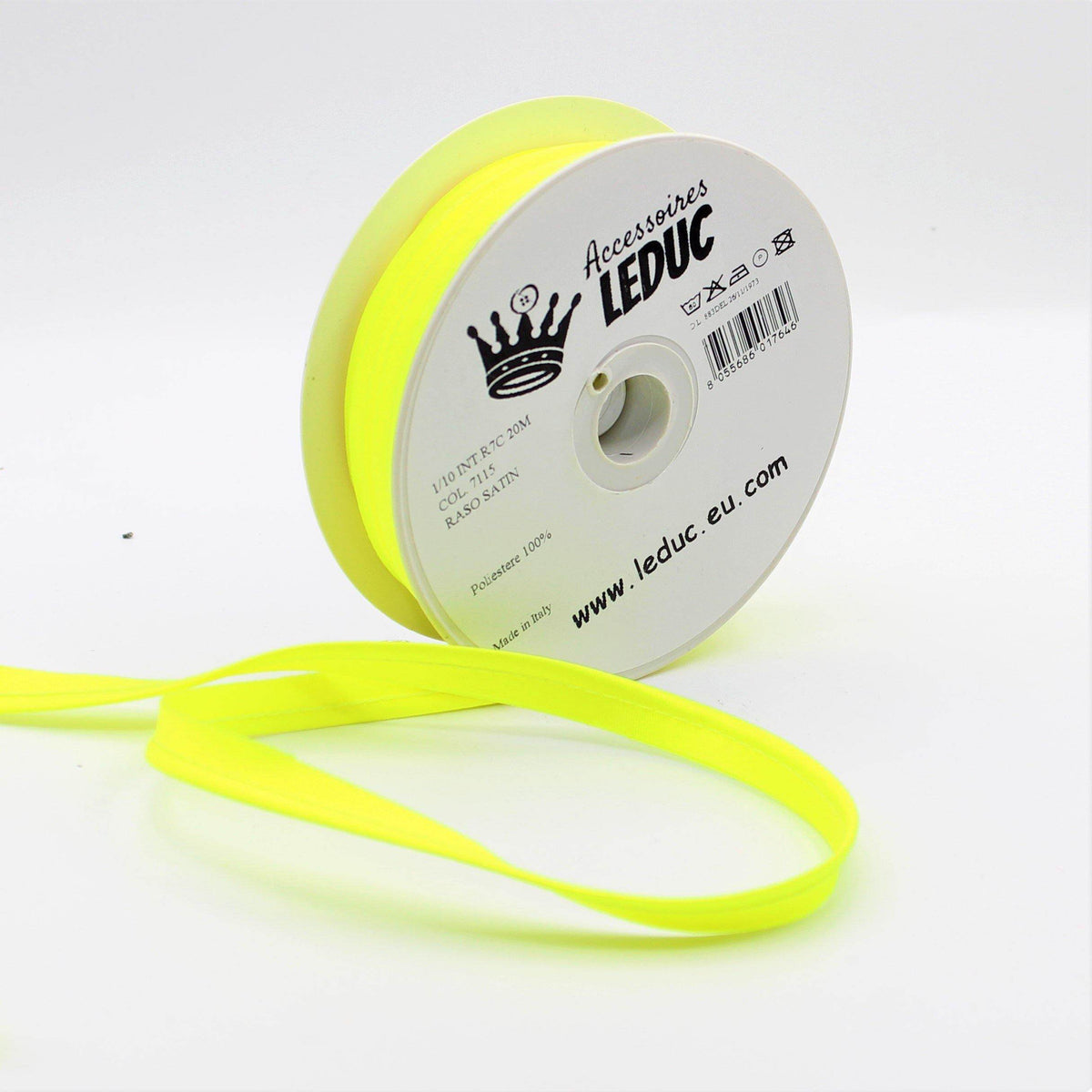20 meters Neon Colour, Fluorescent, Piping 10mm (2+8mm) #HAB1x022 - ACCESSOIRES LEDUC BV