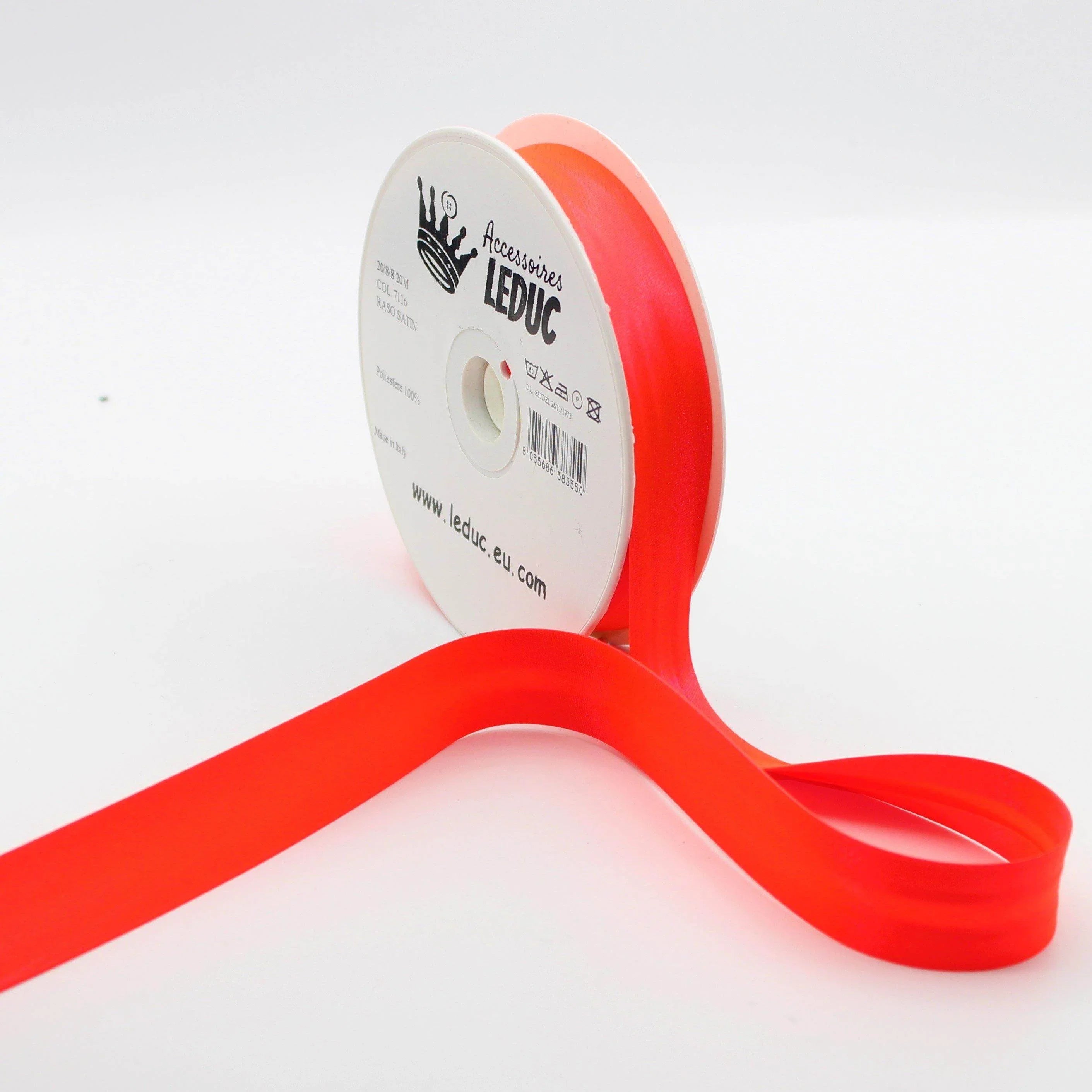 20 meters Neon Colour, Fluorescent, Folded Bias Binding 20mm (+8+8mm) #HAB1x023 - ACCESSOIRES LEDUC BV