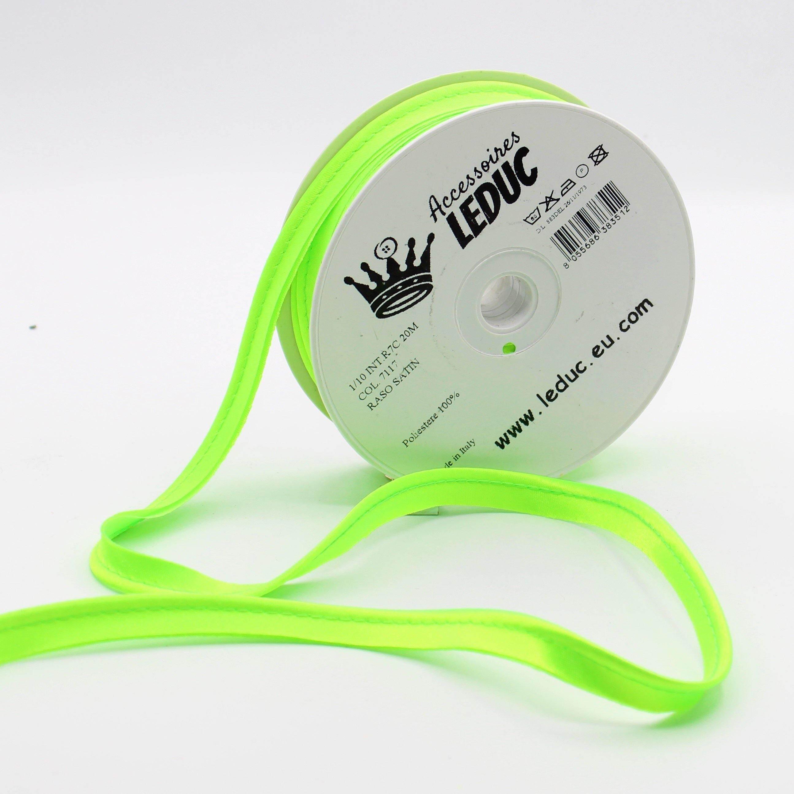 20 meters Neon Colour, Fluorescent, Piping 10mm (2+8mm) #HAB1x022 - ACCESSOIRES LEDUC BV