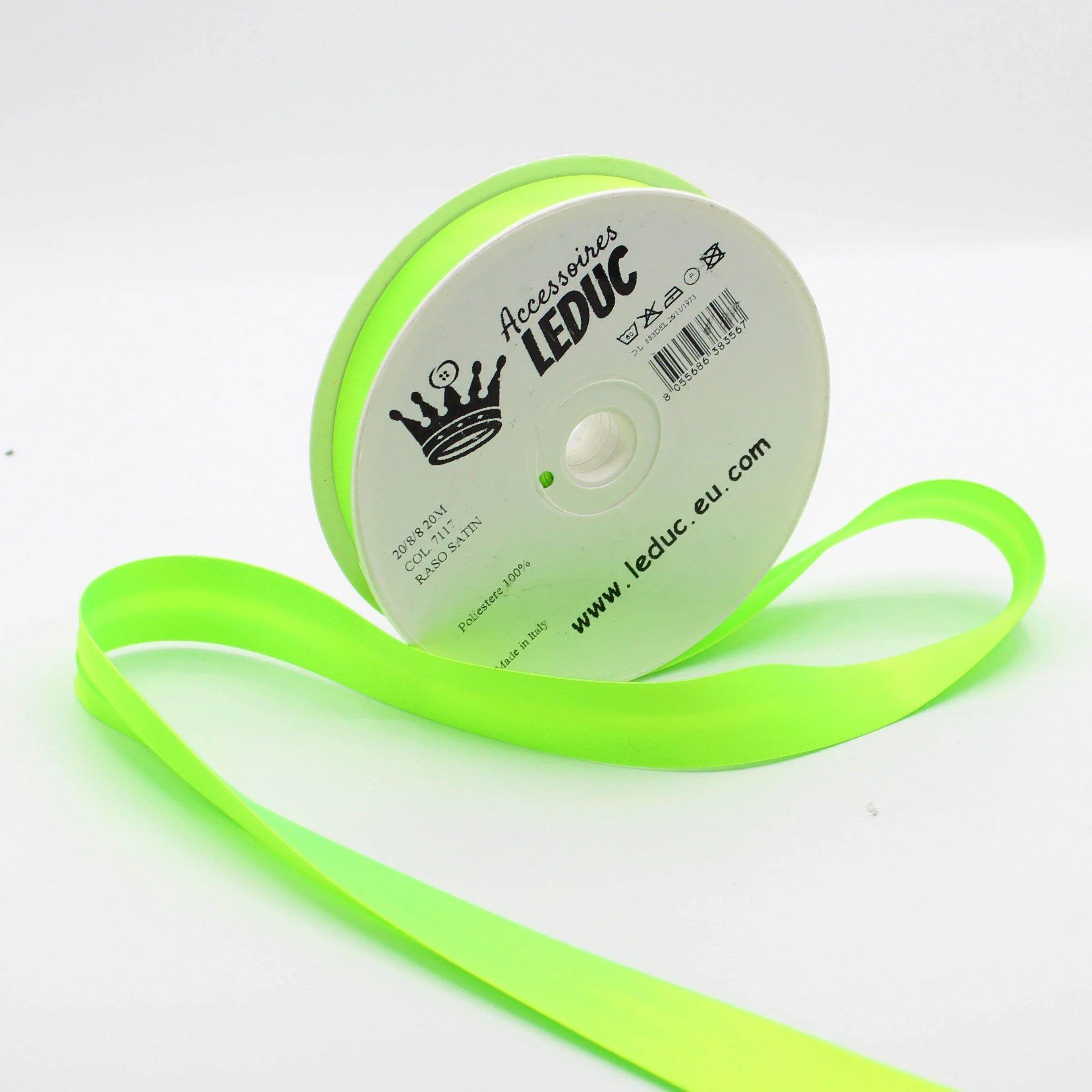 20 meters Neon Colour, Fluorescent, Folded Bias Binding 20mm (+8+8mm) #HAB1x023 - ACCESSOIRES LEDUC BV