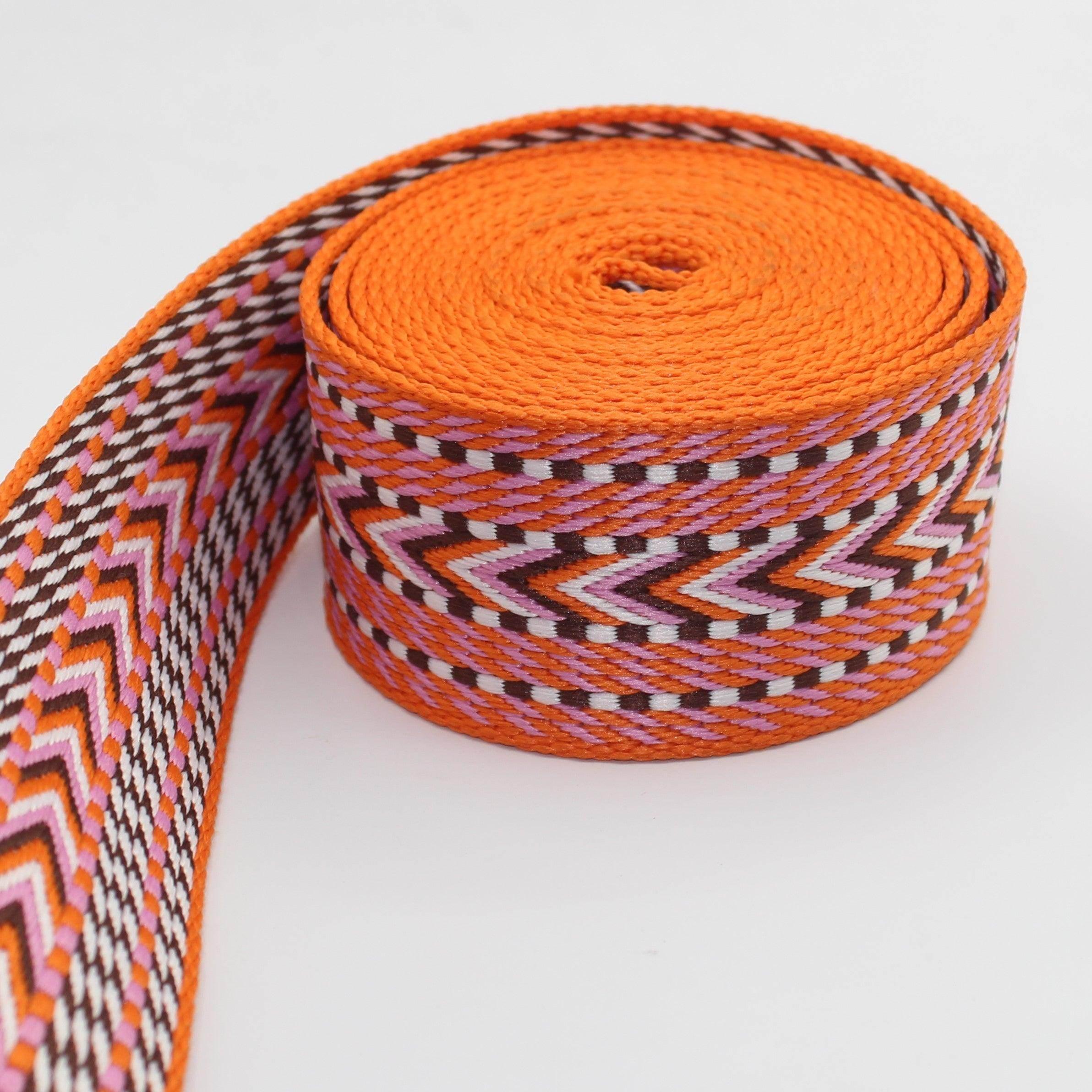 5 meters Colored Webbing with Arrows 50mm #RUB3517 - ACCESSOIRES LEDUC BV