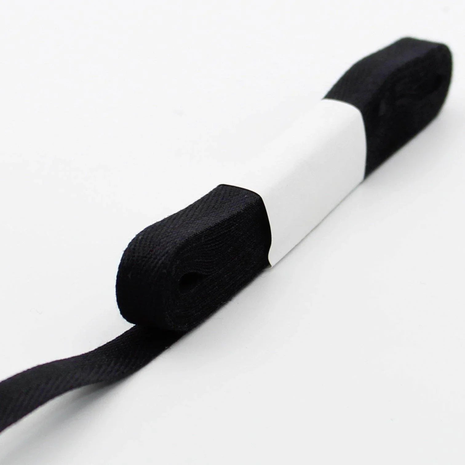 5 Meters Herringbone Tape 100% Cotton White Black or Ecru - ACCESSOIRES LEDUC BV