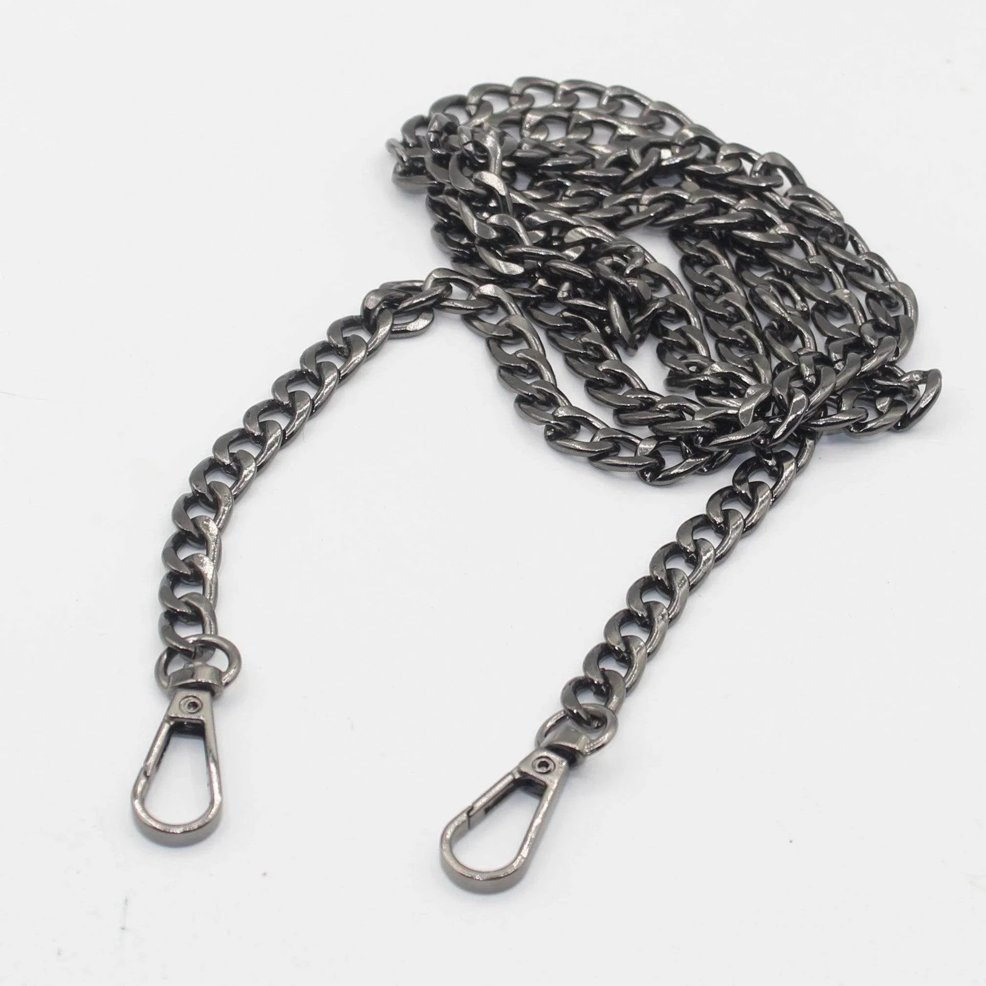120cm long Chain with Lobsters (rings 12mm long, 8mm high) #CHAIN534 - ACCESSOIRES LEDUC BV