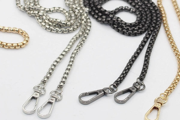 120cm long Chain with Lobsters (5mm rings) #CHAIN535 - ACCESSOIRES LEDUC BV