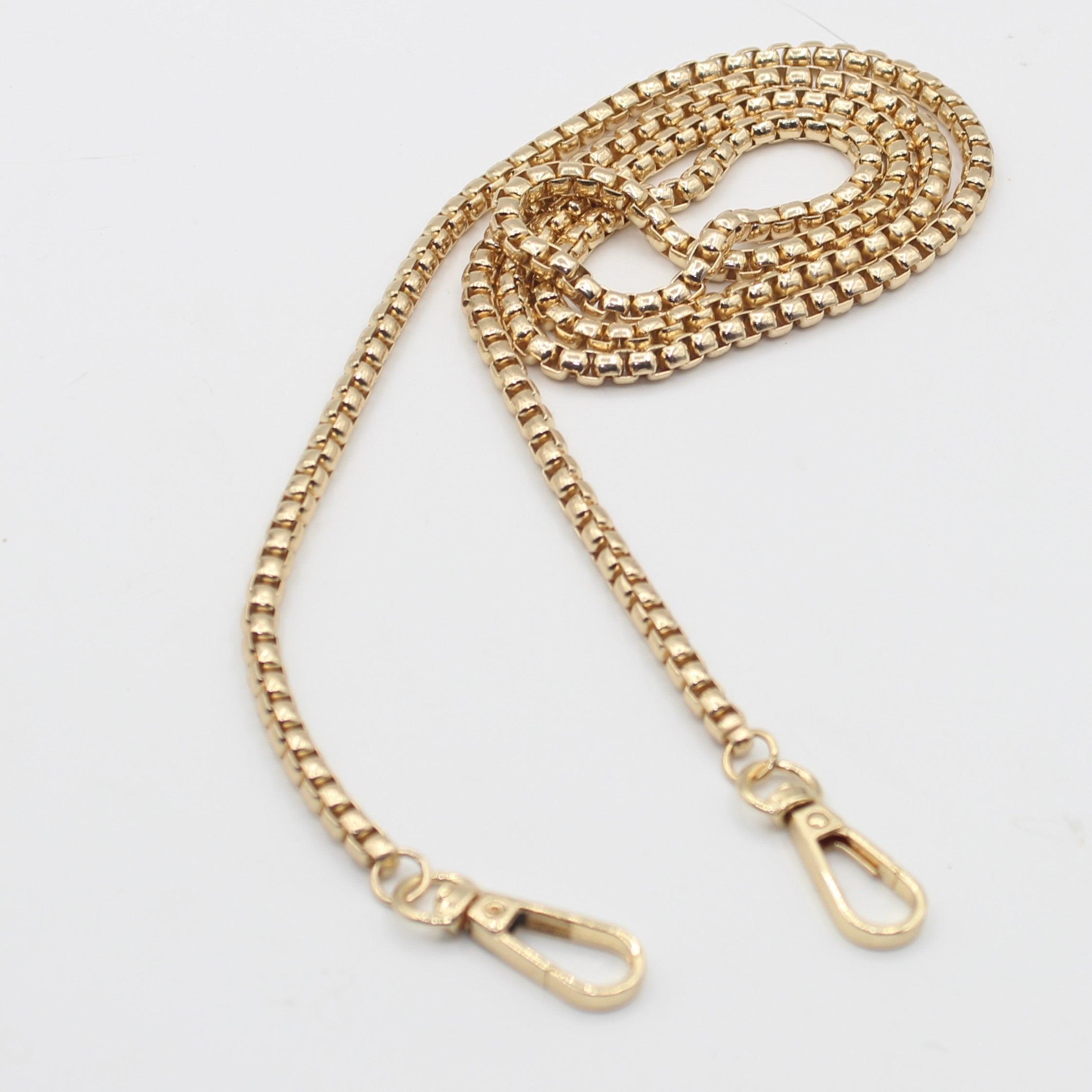 120cm long Chain with Lobsters (5mm rings) #CHAIN535 - ACCESSOIRES LEDUC BV