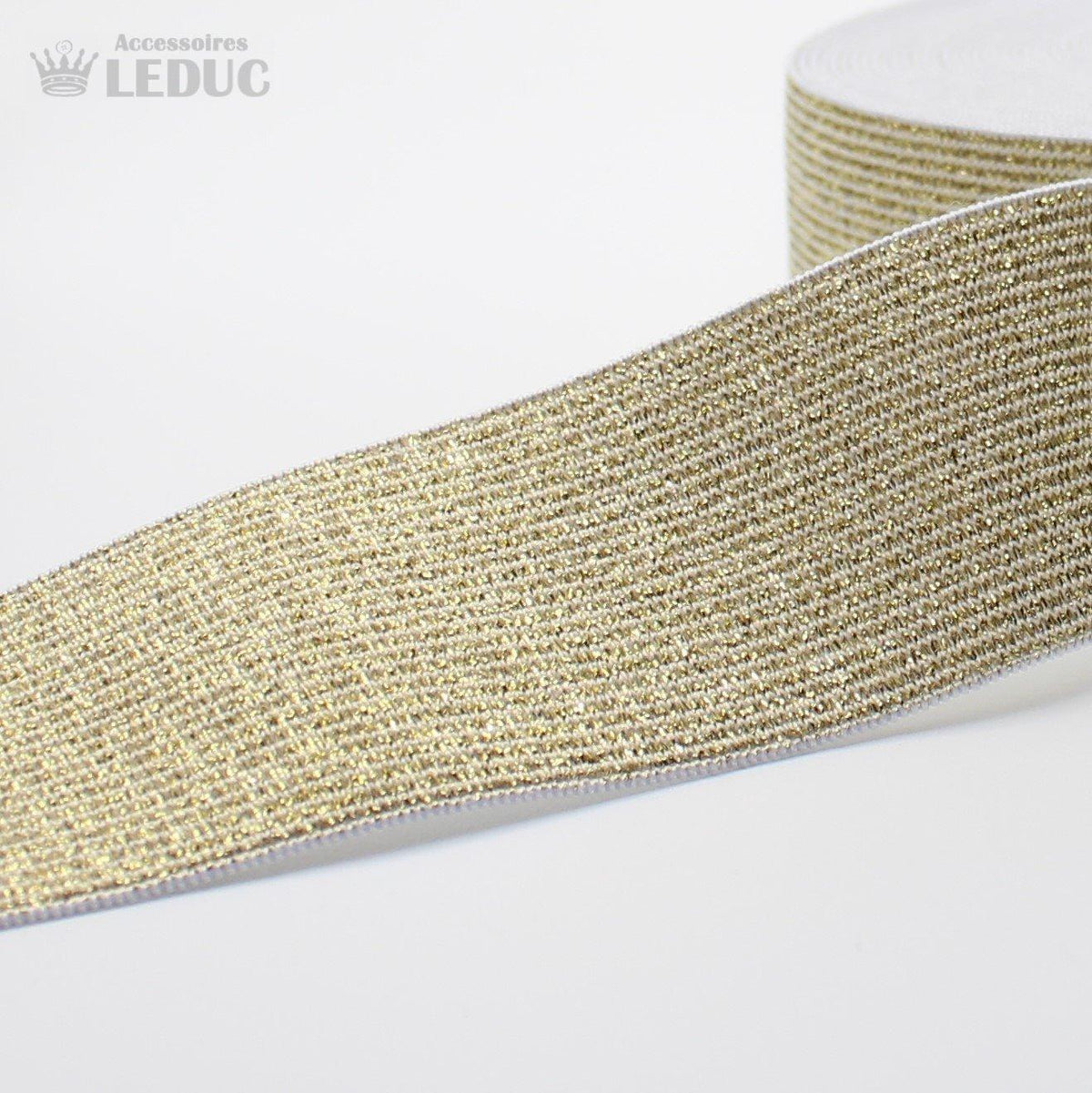 Lurex Elastic rolls of 10 meters #ELA501 - ACCESSOIRES LEDUC