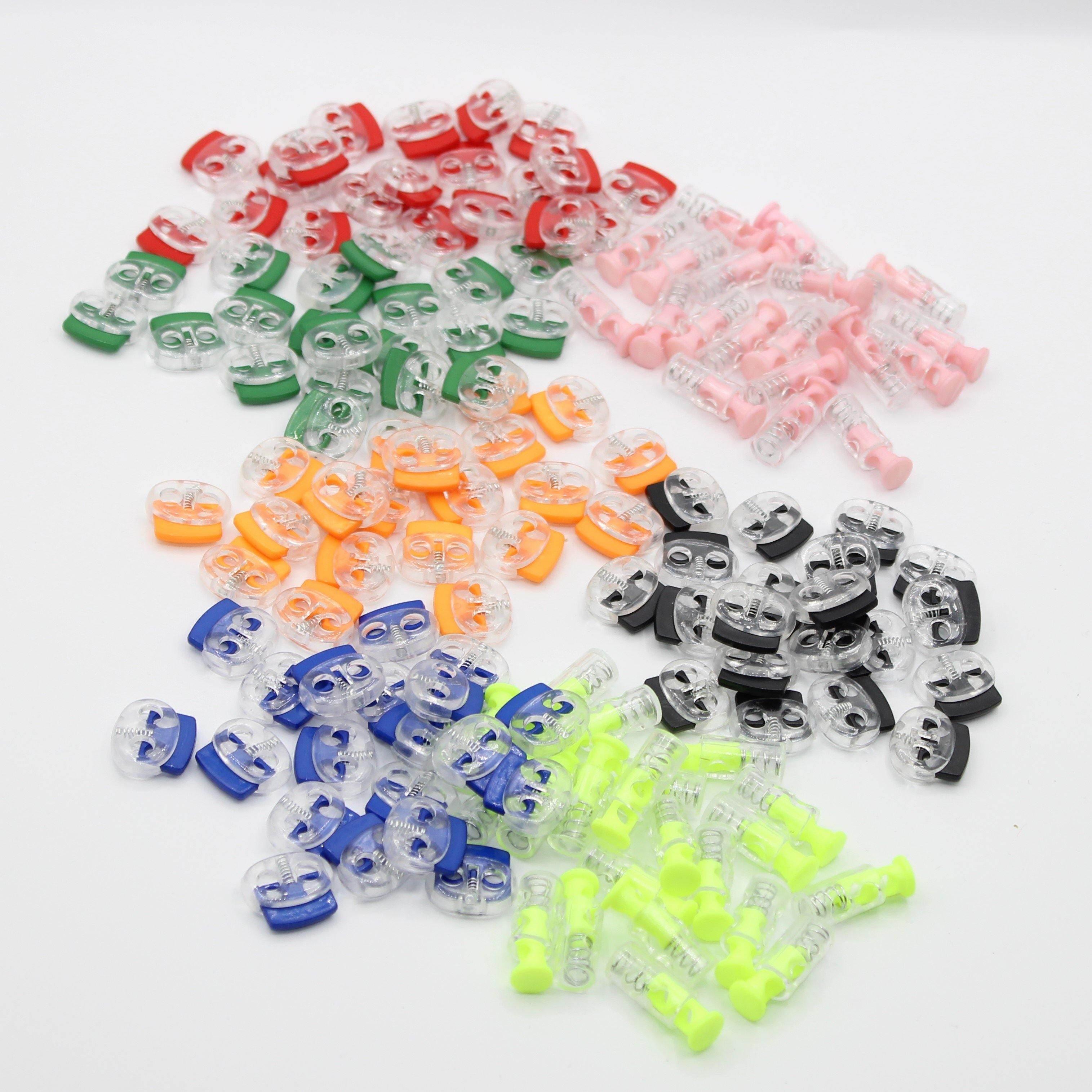 20 Colourful Cord Stoppers - ACCESSOIRES LEDUC BV