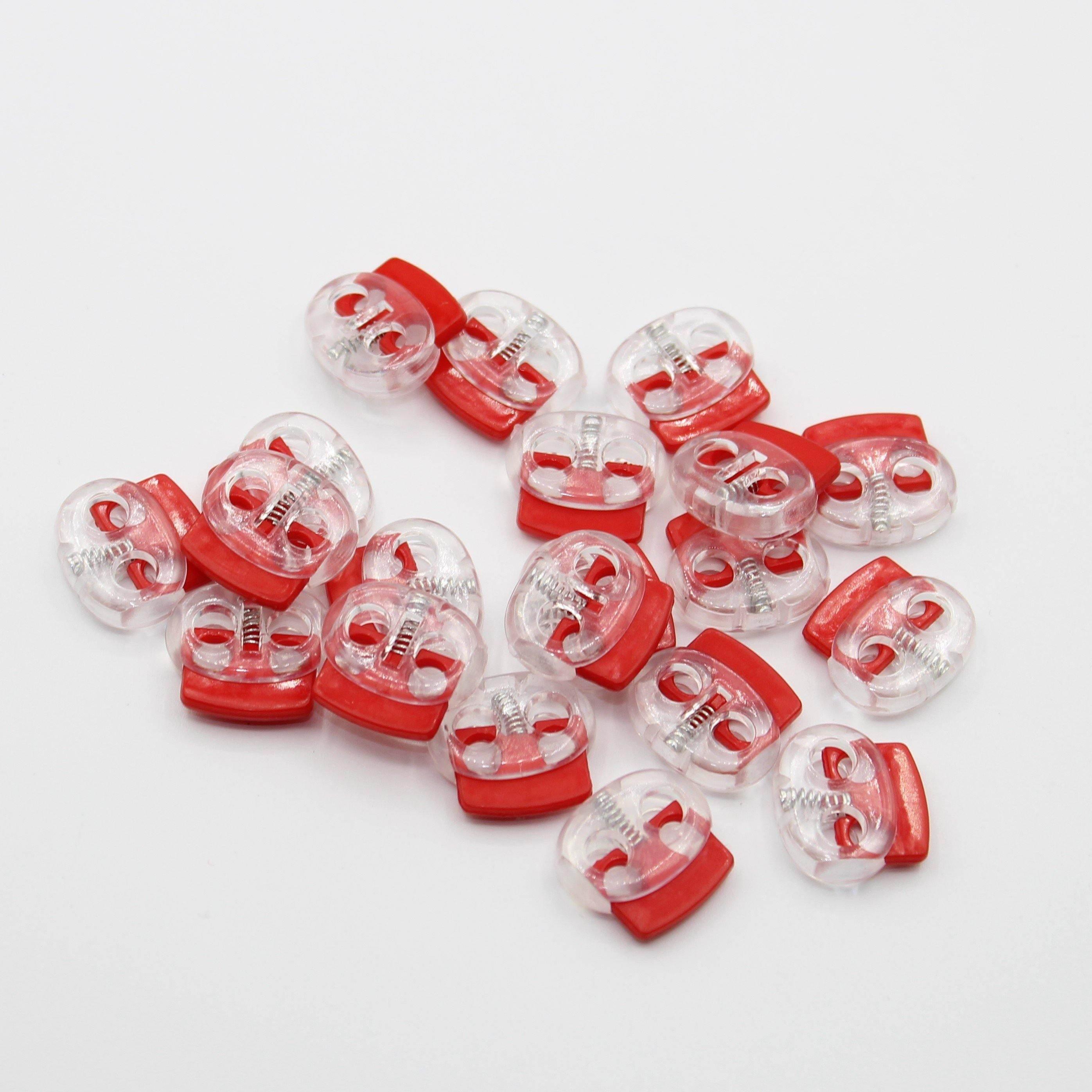 20 Colourful Cord Stoppers - ACCESSOIRES LEDUC BV