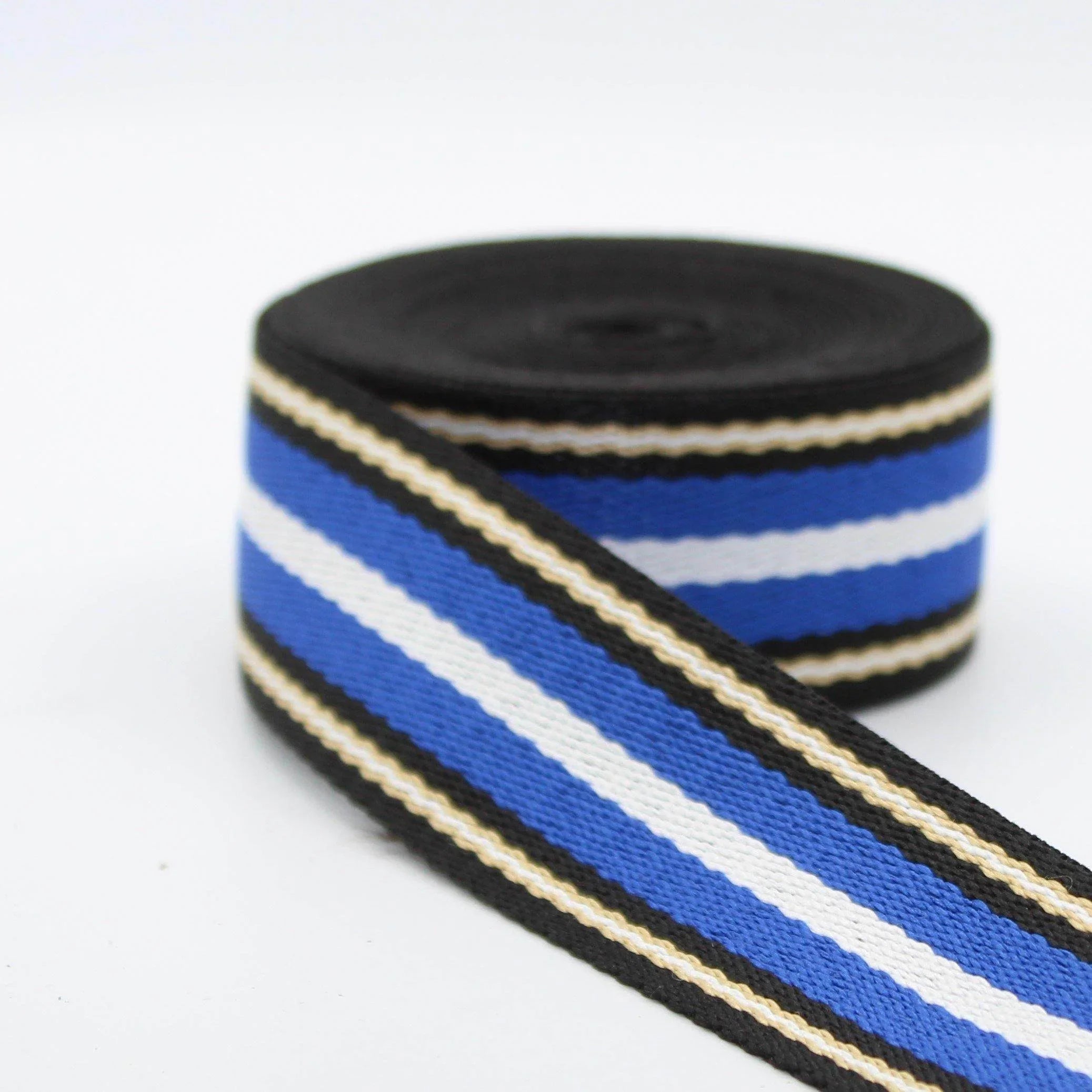 5 meters Sports Striped Webbing 40mm #RUB1916 - ACCESSOIRES LEDUC BV