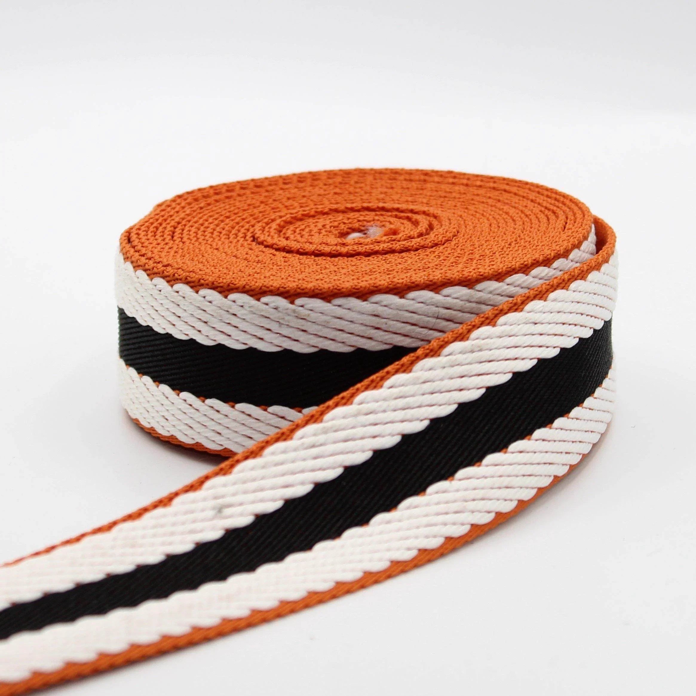 5 meters Herringbone Striped Webbing 40mm #RUB1914 - ACCESSOIRES LEDUC BV