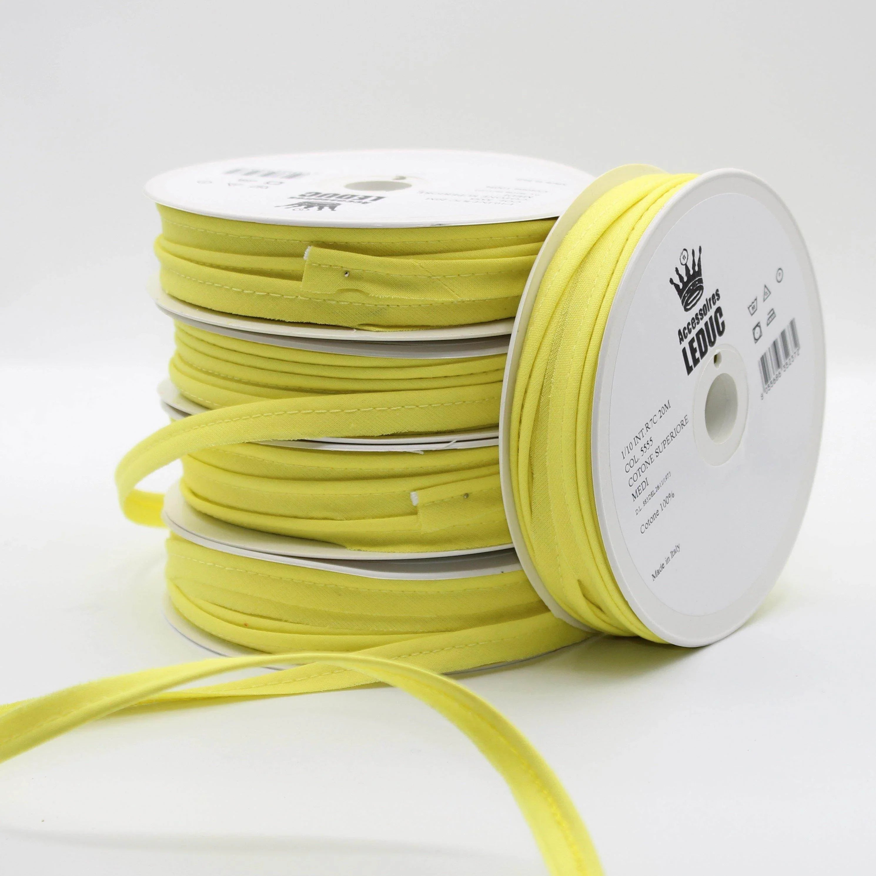 100MT - COTTON PIPING / 10mm (8+2mm) - ACCESSOIRES LEDUC BV