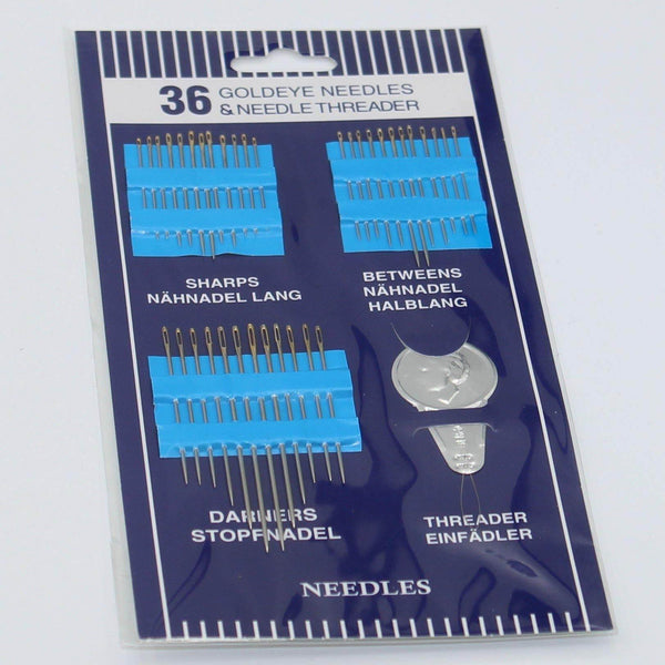 Goldeye Hand Sewing NEEDLES - 36 pieces - ACCESSOIRES LEDUC BV