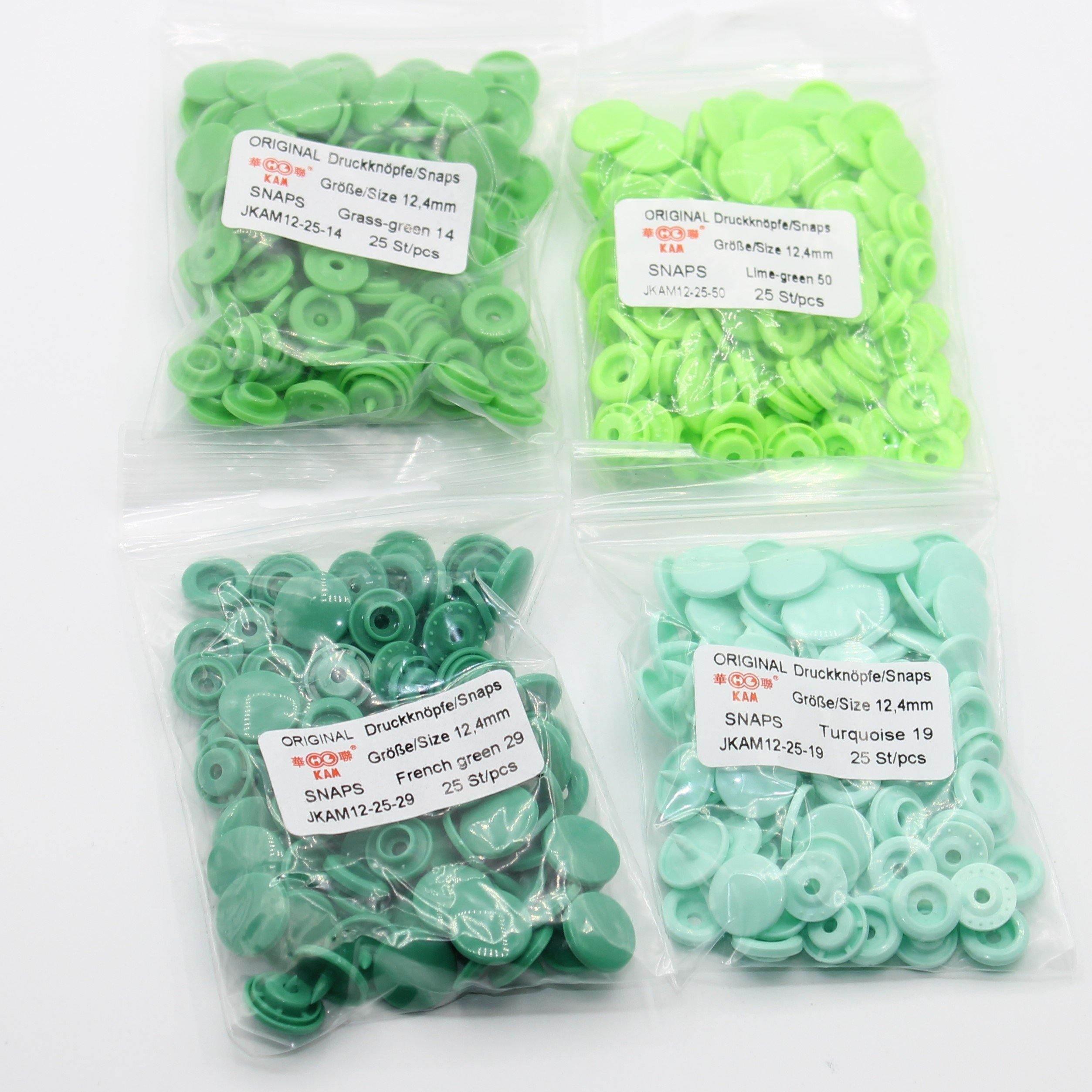 Bag of 25 Kam Snap Buttons size 12.4mm - ACCESSOIRES LEDUC BV