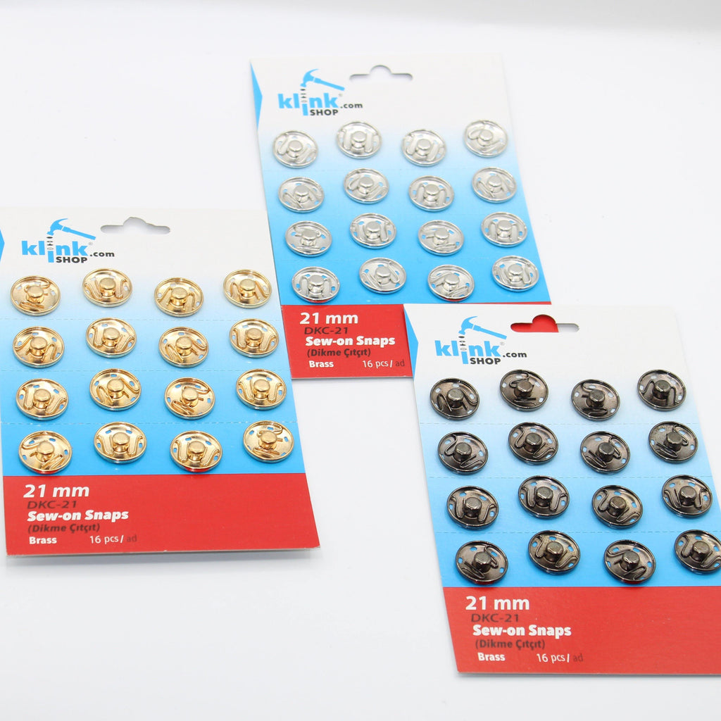 Snap Fasteners Buttons in Metal - ACCESSOIRES LEDUC
