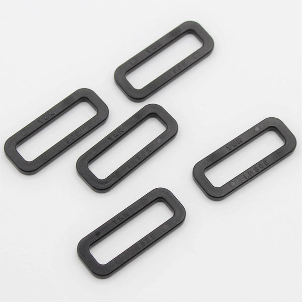 YKK Plastic Buckles / Lobster Hooks for 30mm or 40mm Tape/Webbing col Black - ACCESSOIRES LEDUC BV