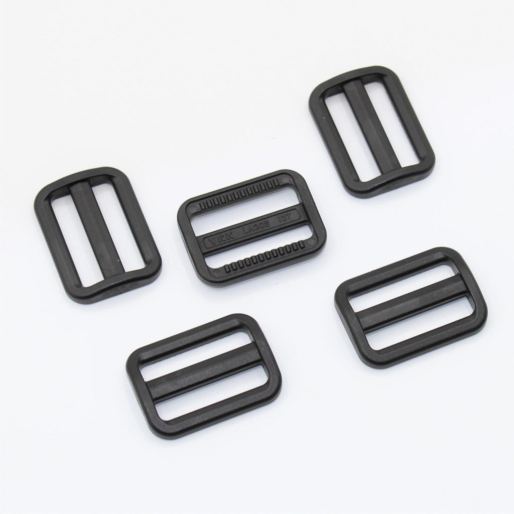 20 Sets 15mm Plastic Belt Buckle Strap silver buckle clasp for