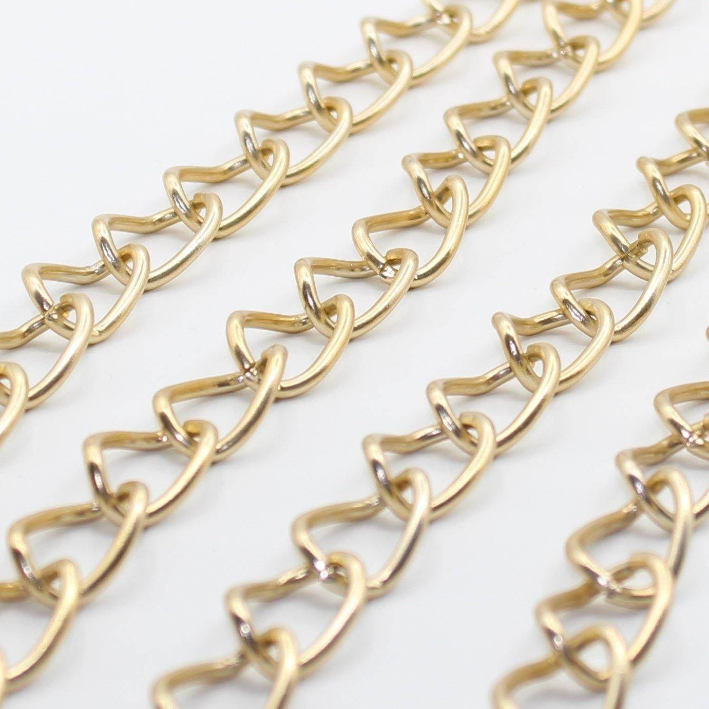 Gold Aluminium Chains 3 meters - ACCESSOIRES LEDUC BV