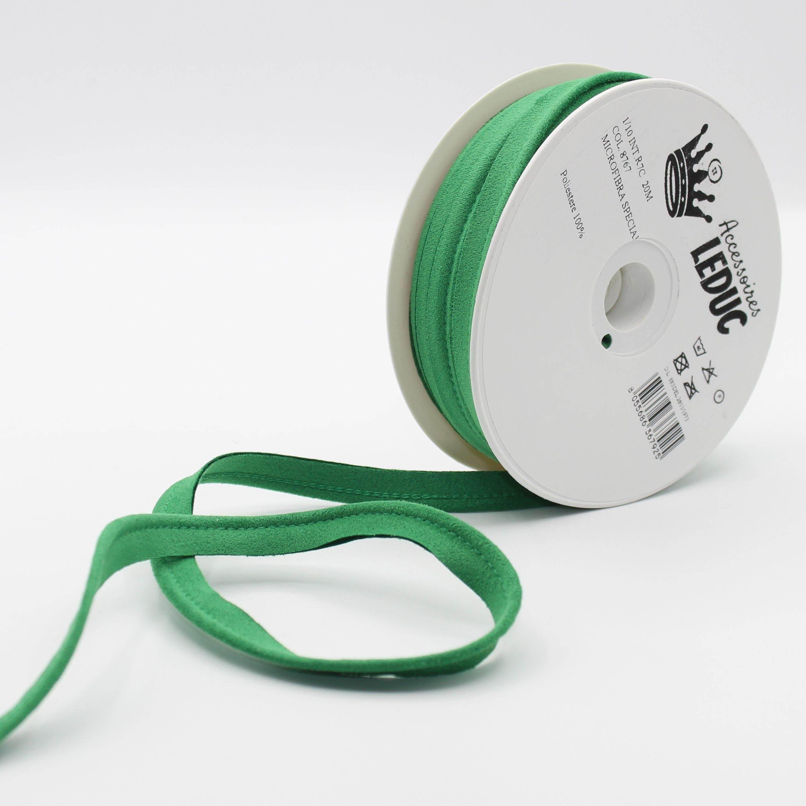 20 meters Suede Piping 10mm (8mm+2mm) - ACCESSOIRES LEDUC BV