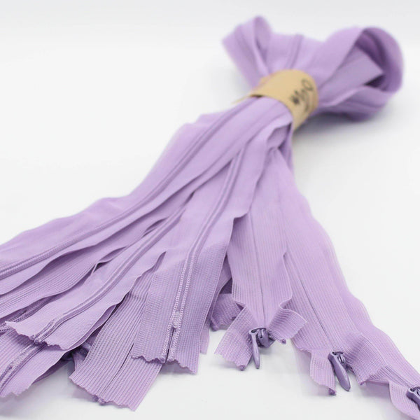 10 Coloured Invisible Zippers 60cm - ACCESSOIRES LEDUC BV