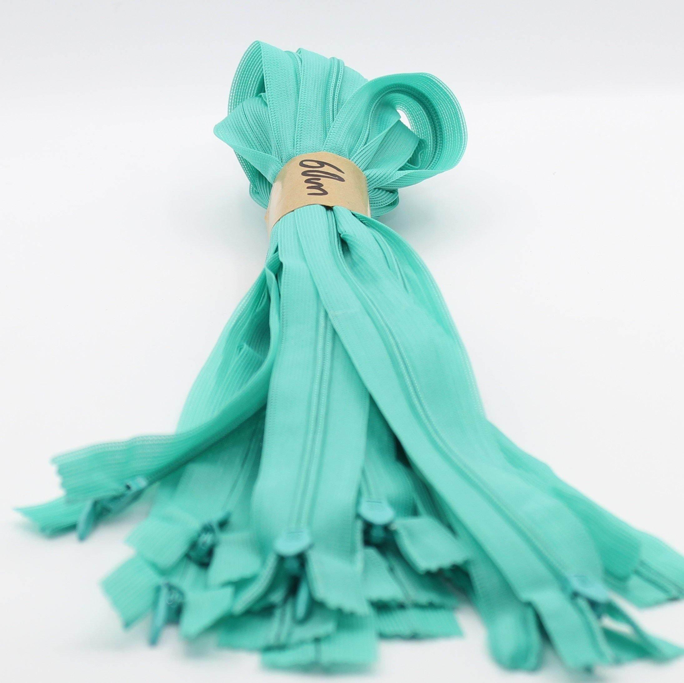 10 Coloured Invisible Zippers 60cm - ACCESSOIRES LEDUC BV