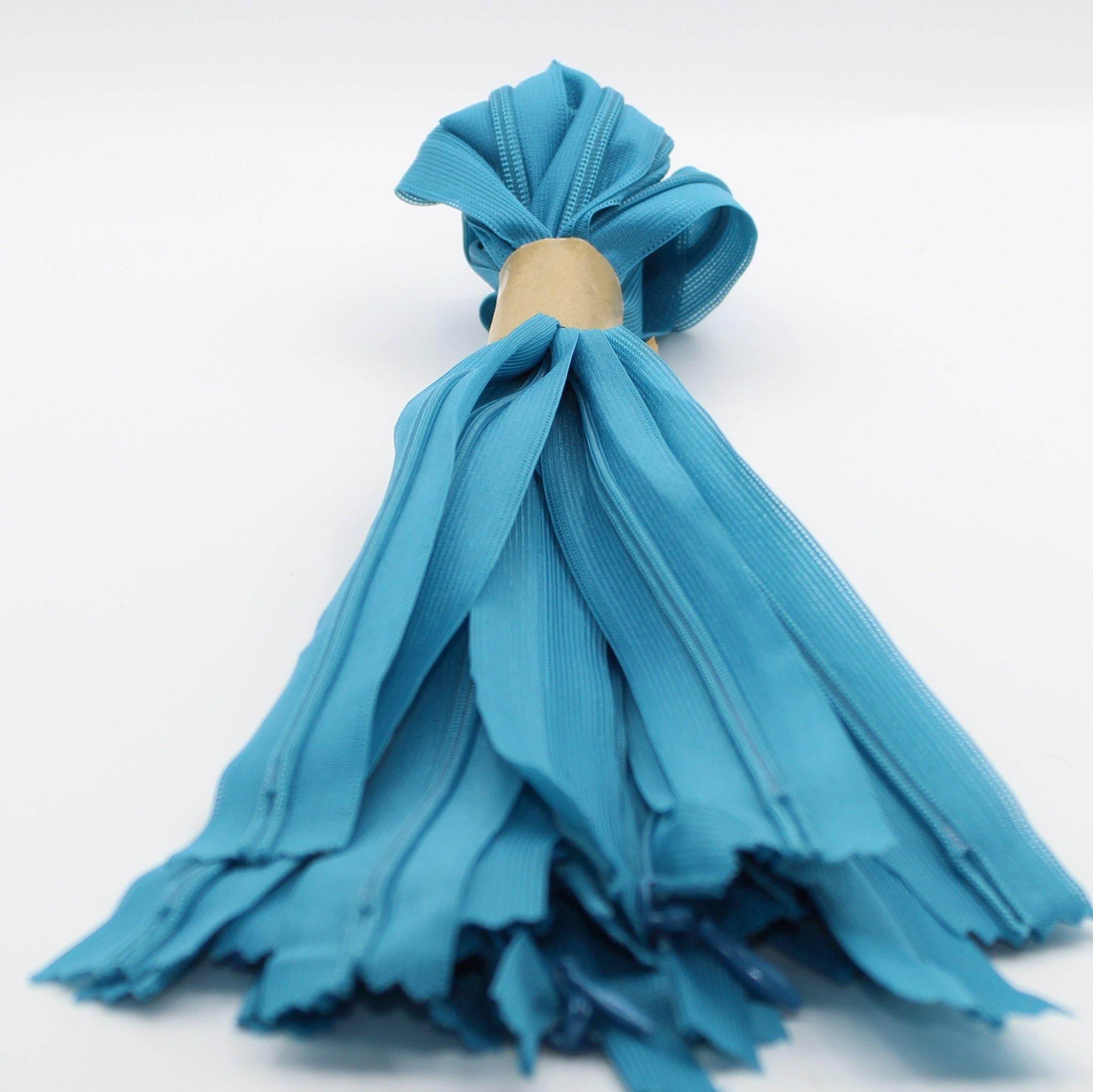 10 Coloured Invisible Zippers 60cm - ACCESSOIRES LEDUC BV