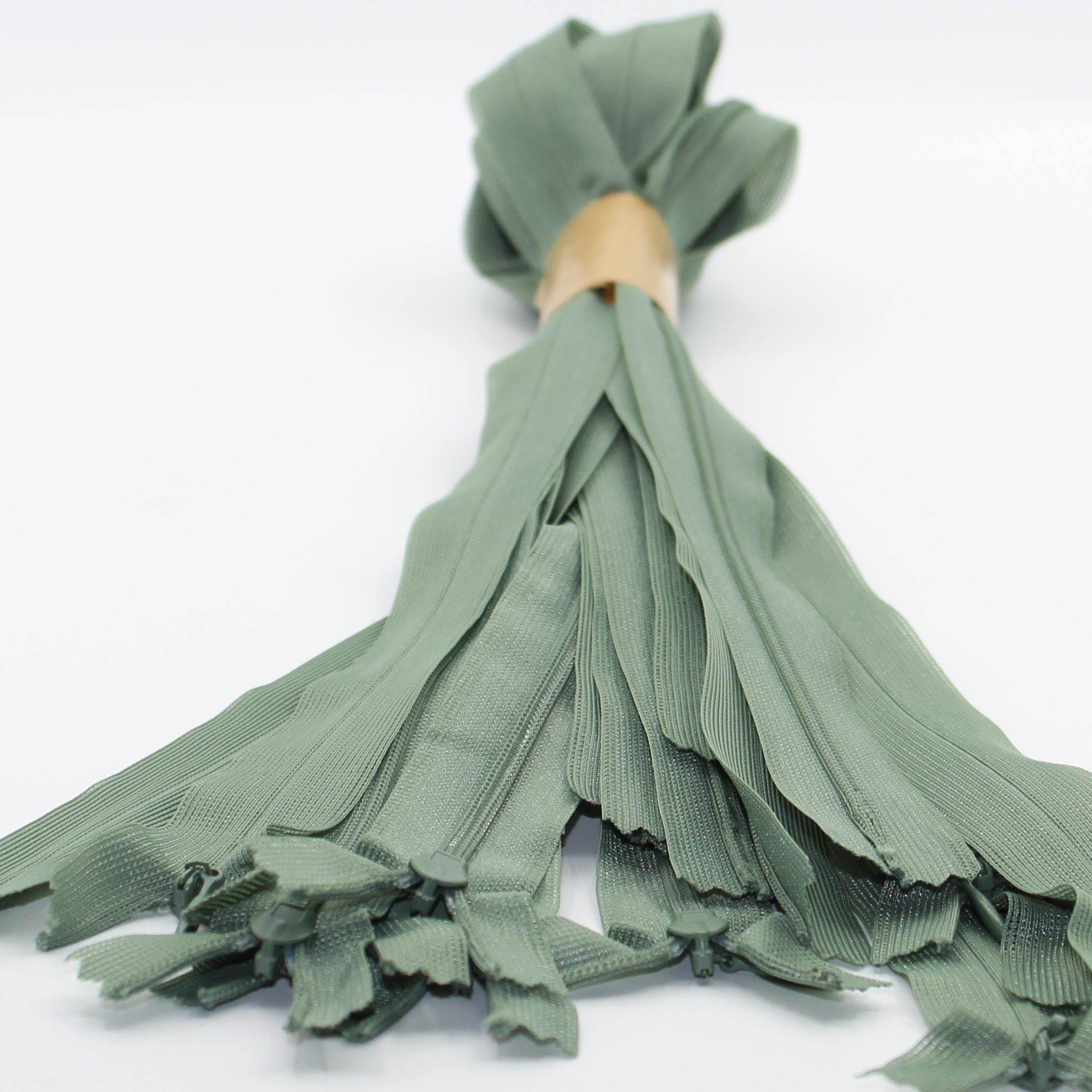 10 Coloured Invisible Zippers 60cm - ACCESSOIRES LEDUC BV