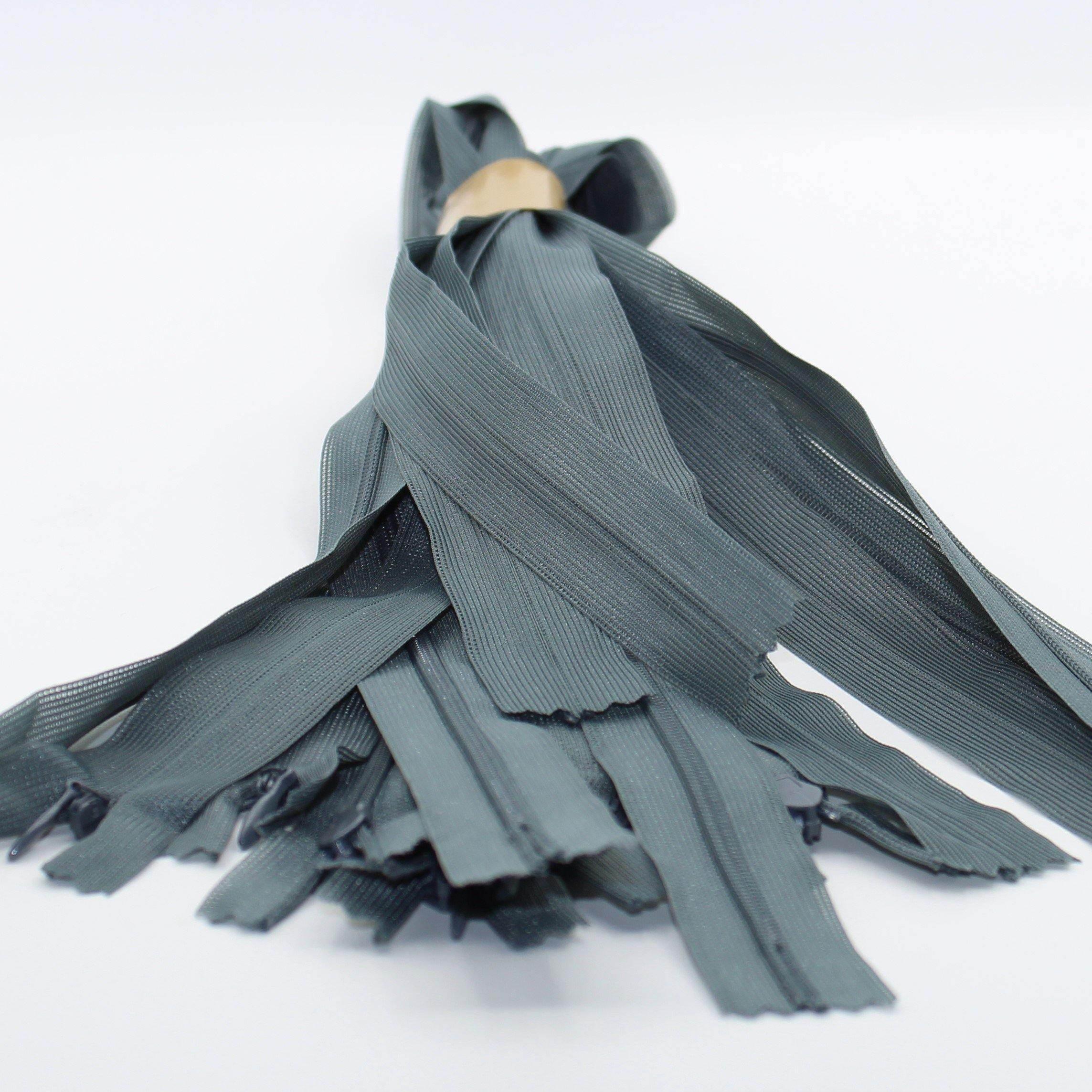 10 Coloured Invisible Zippers 60cm - ACCESSOIRES LEDUC BV