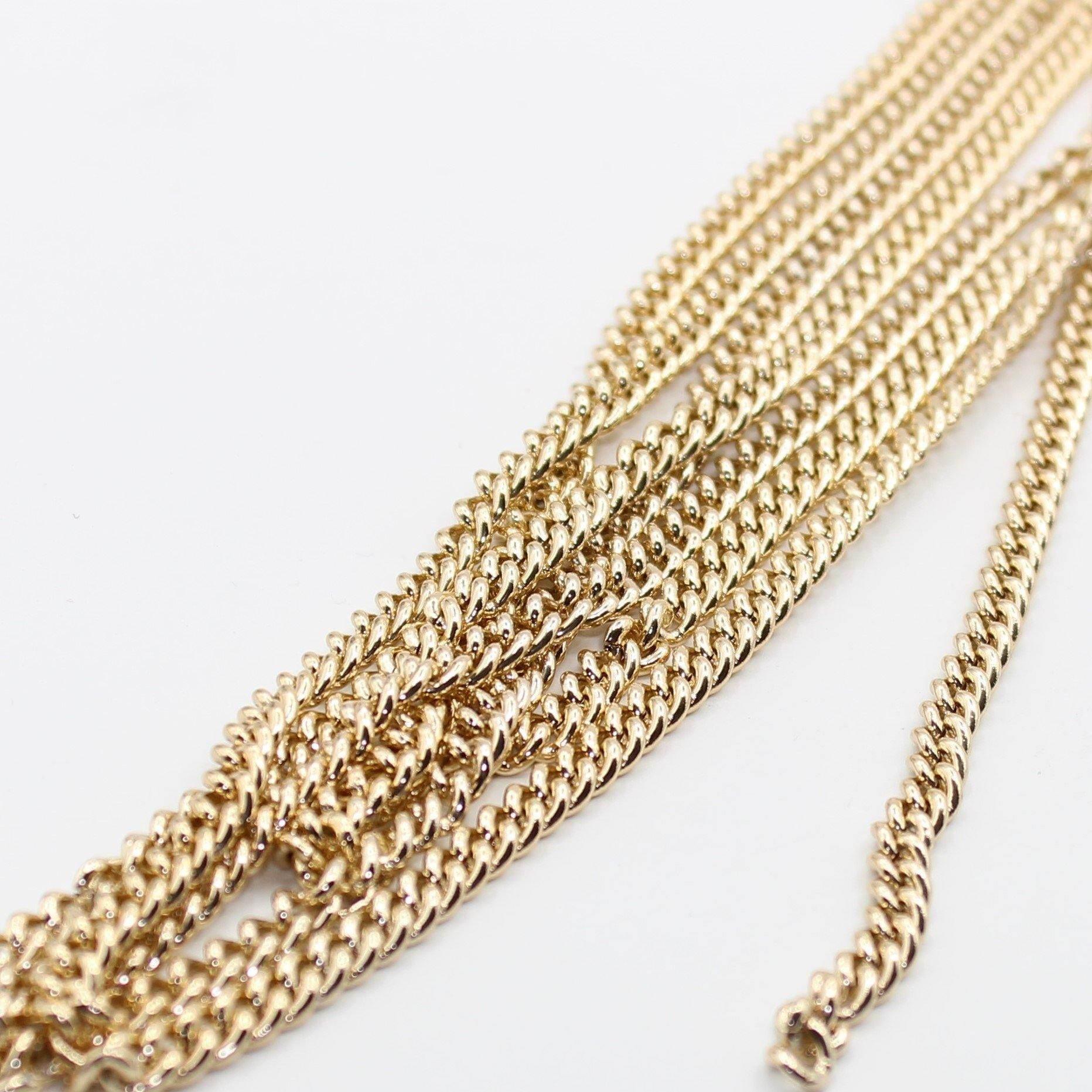 Gold Aluminium Chains 3 meters - ACCESSOIRES LEDUC BV