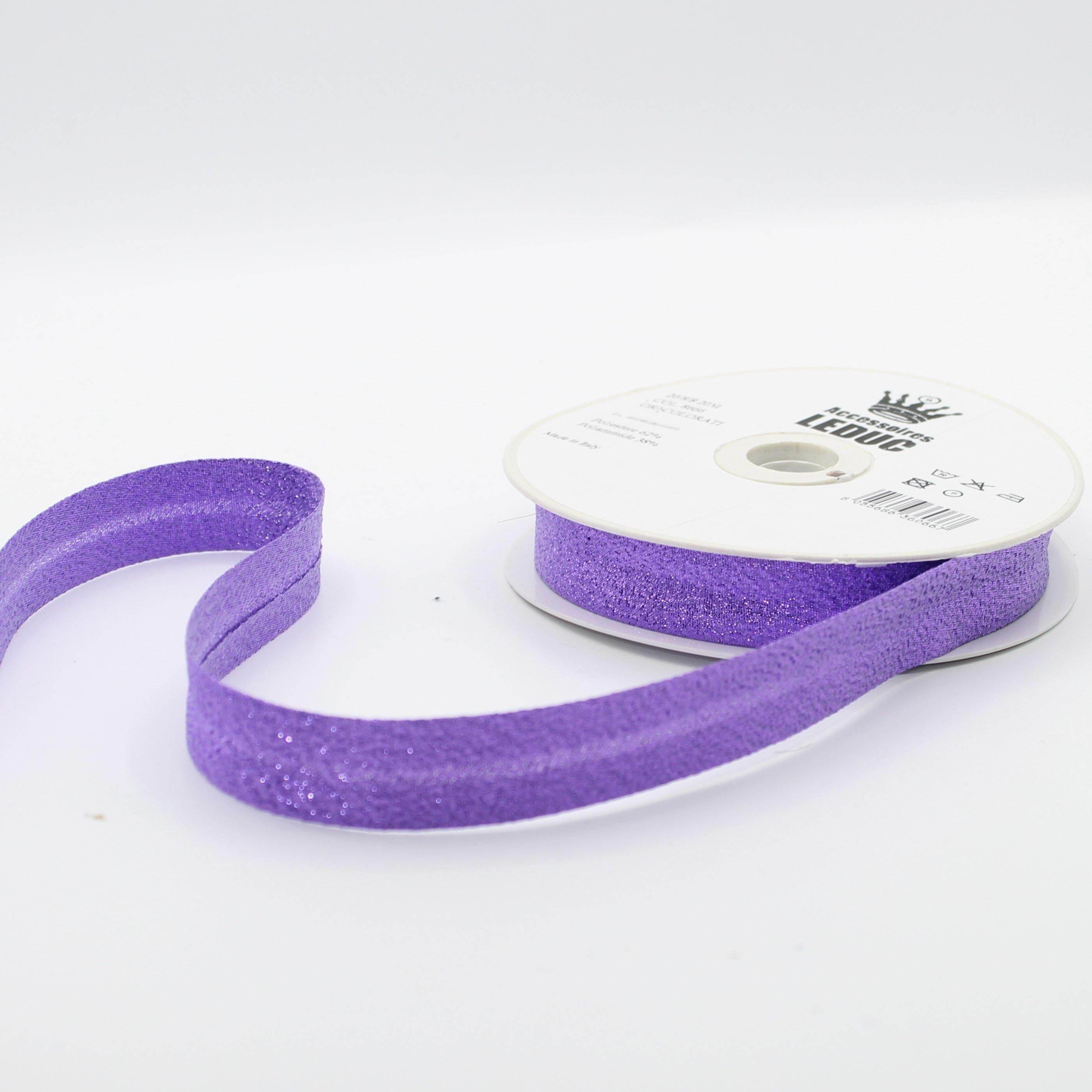 20MT or 100MT - LUREX BIAS BINDING / 20mm (20+8+8mm) #SBI524 - ACCESSOIRES LEDUC BV