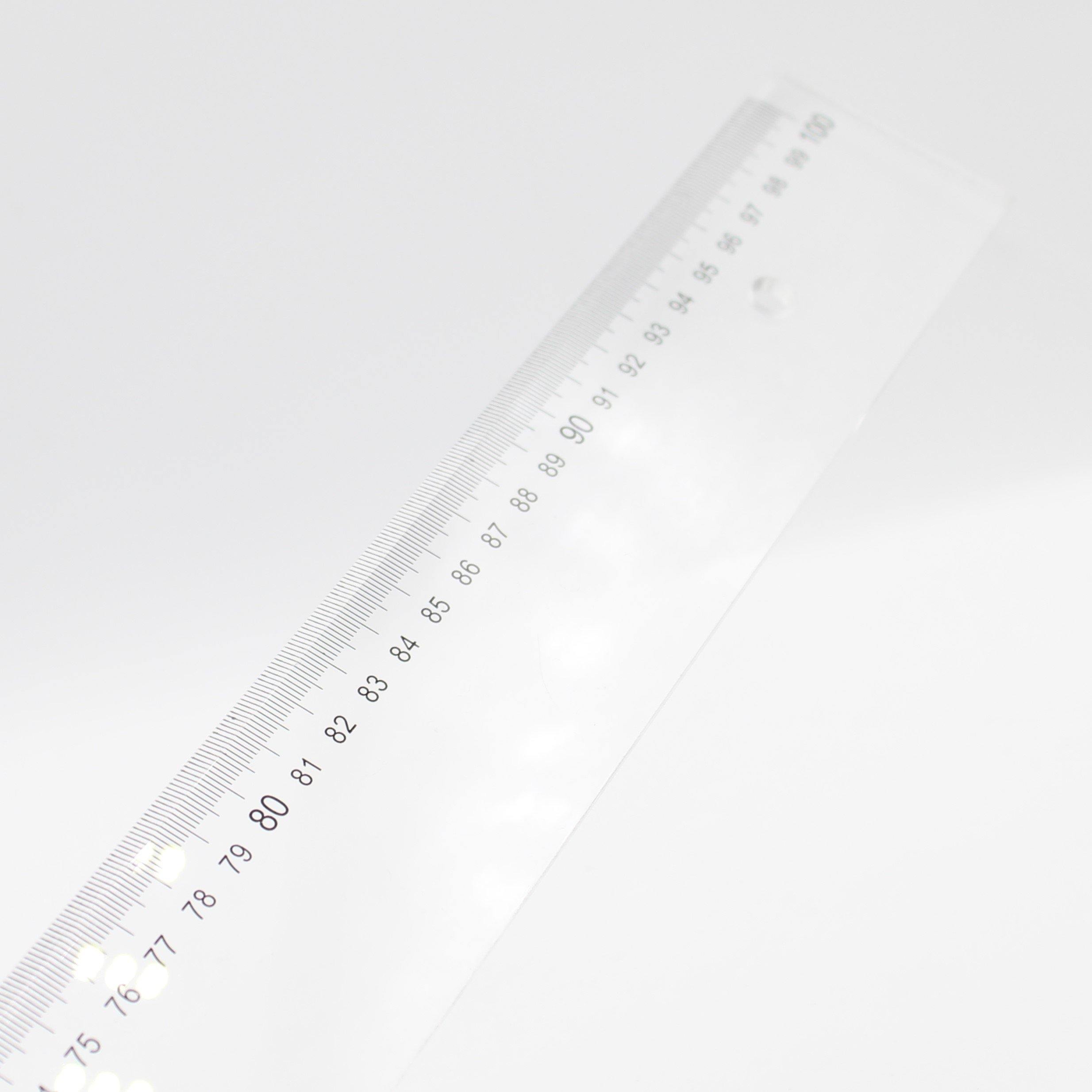 100CM Transparent Meter Plastic Ruler - ACCESSOIRES LEDUC