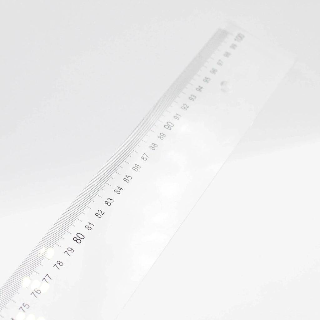 100CM Transparent Meter Plastic Ruler #HAB1x020 ...