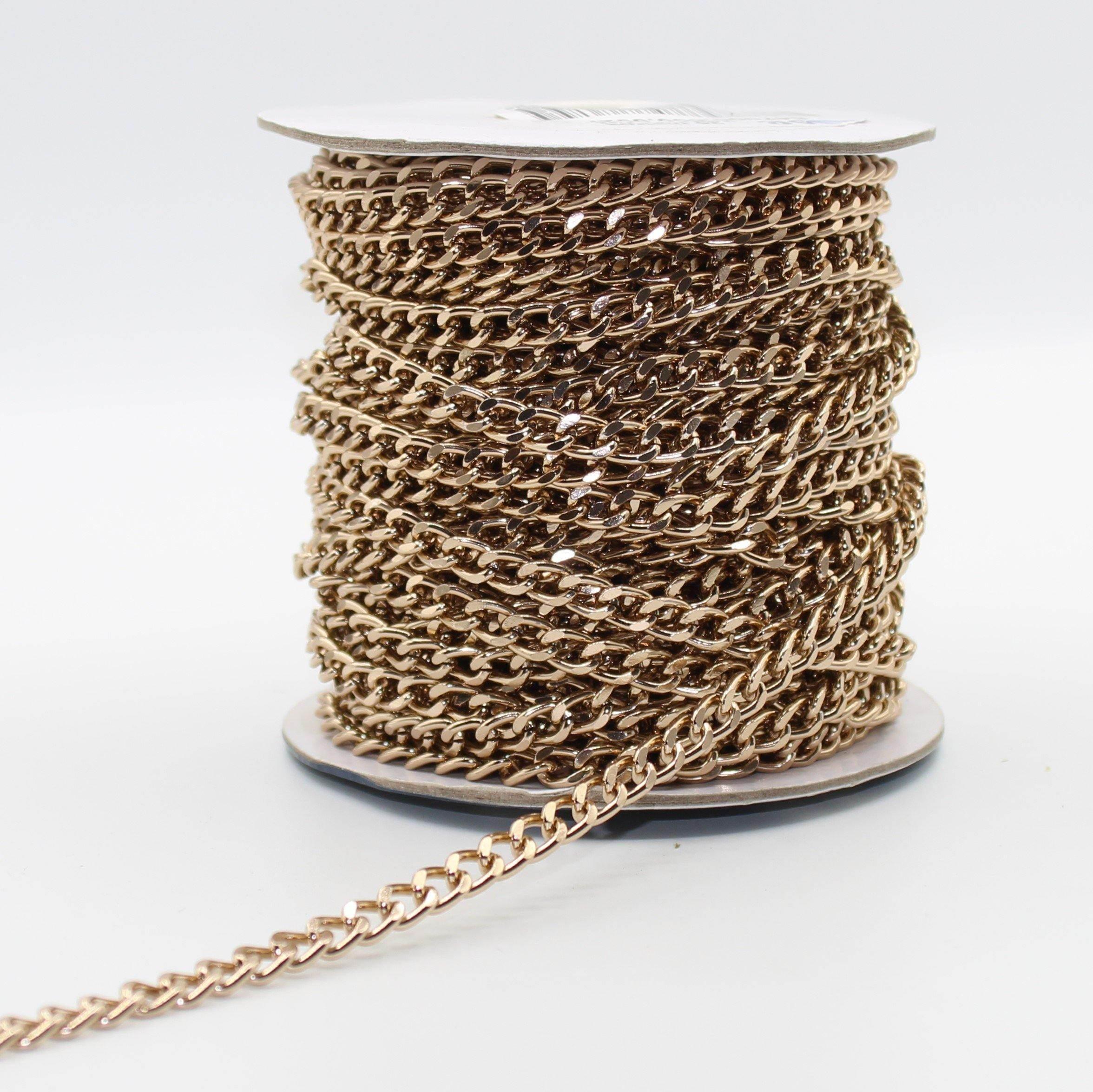 Nickel Free Aluminium Chains (with 5x8mm Rings) 5 meters - ACCESSOIRES LEDUC BV