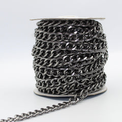 Nickel Free Aluminium Chains (with 12x15mm Rings) 5 meters - ACCESSOIRES LEDUC