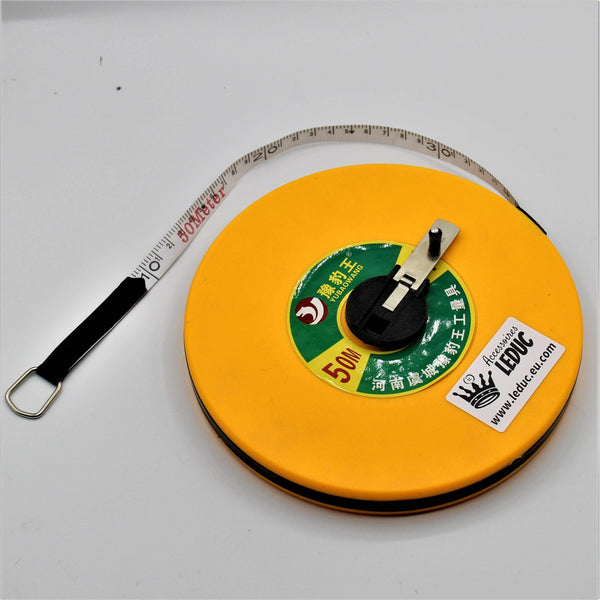 30, 50 or 100 METERS rolling measure tape - ACCESSOIRES LEDUC BV