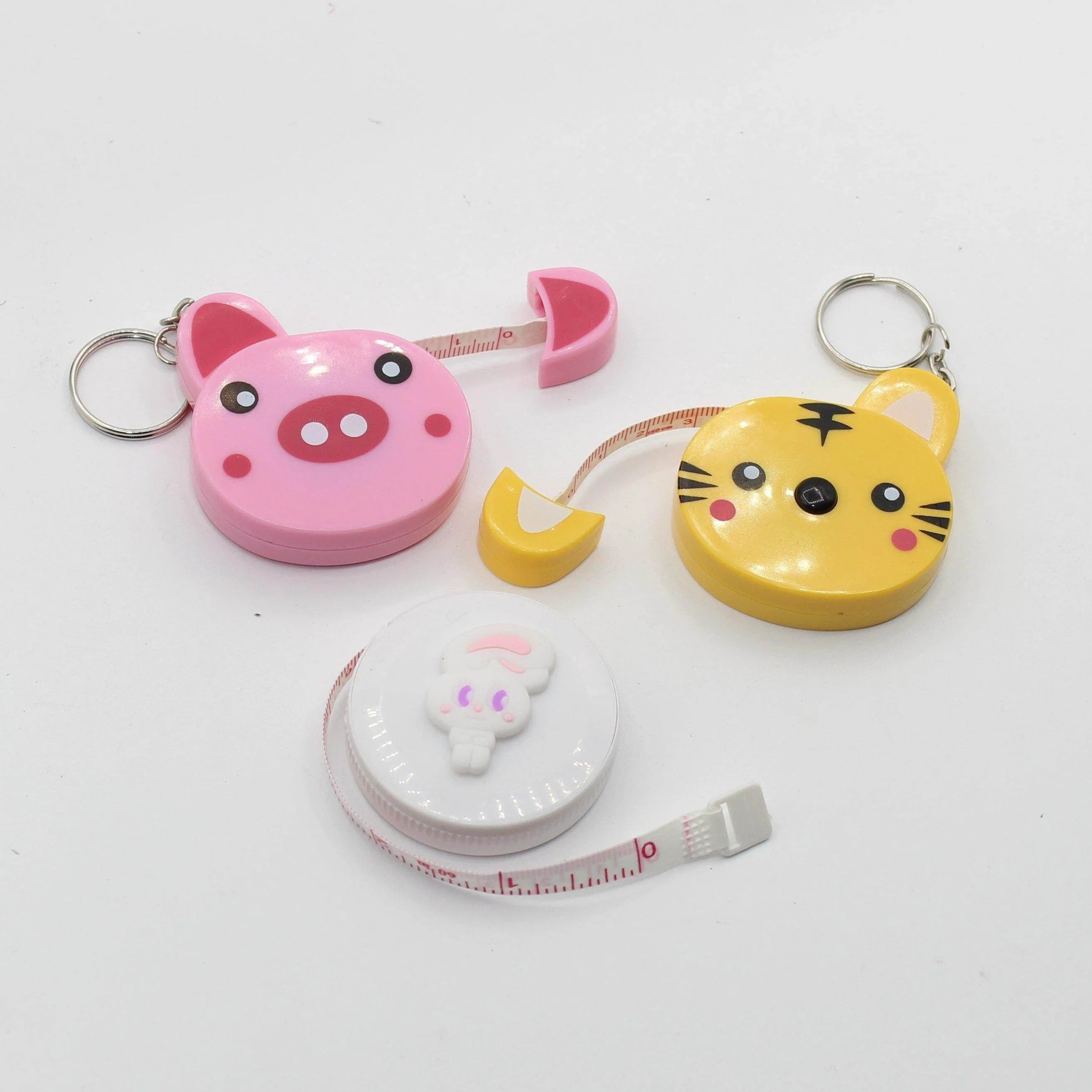 Auto-Stop Animal Manga Style Measure Tape 150CM / 60Inches - ACCESSOIRES LEDUC BV