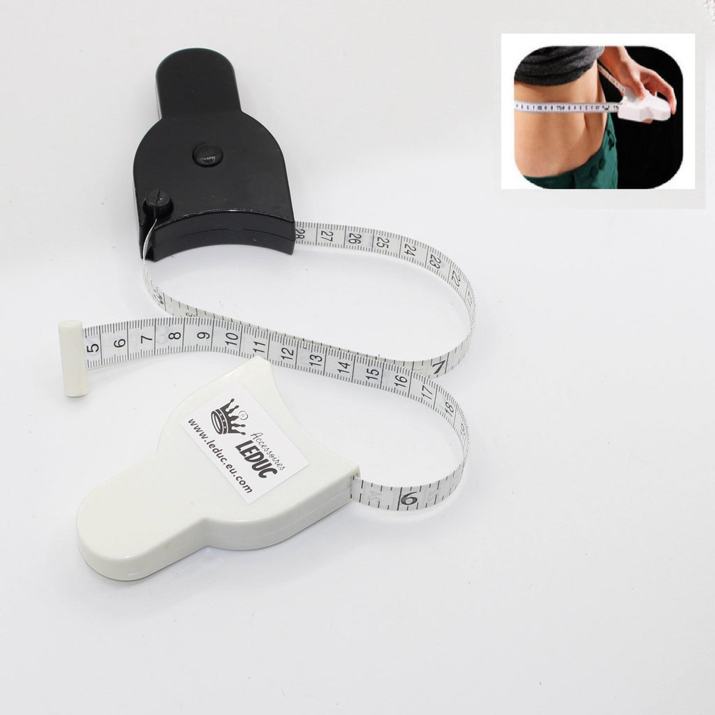 BMI / Cintura 2 metro a rotolamento 1 Nero + 1 Bianco - ACCESSOIRES LEDUC
