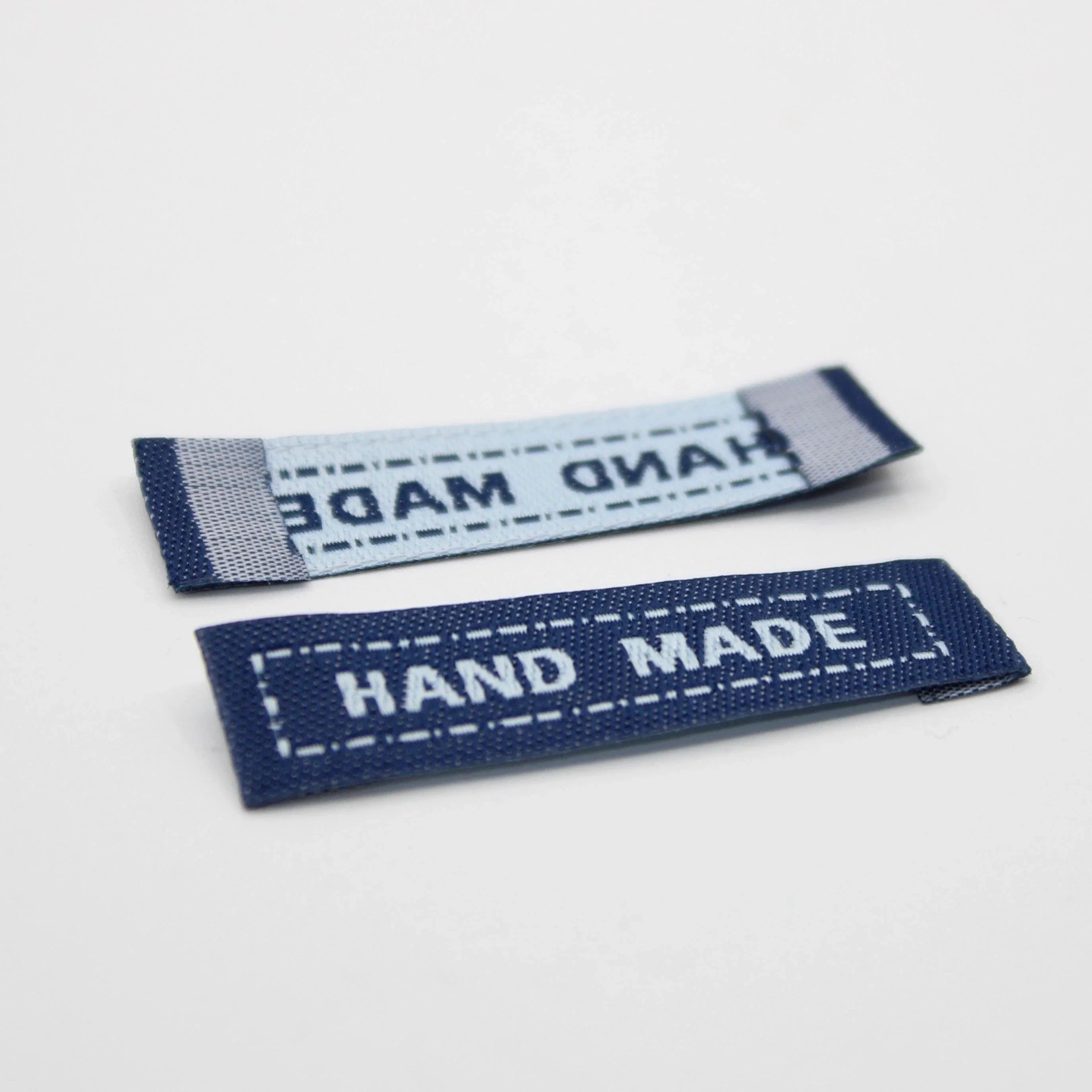 50 Woven Labels "Handmade" Size 45x10mm - ACCESSOIRES LEDUC