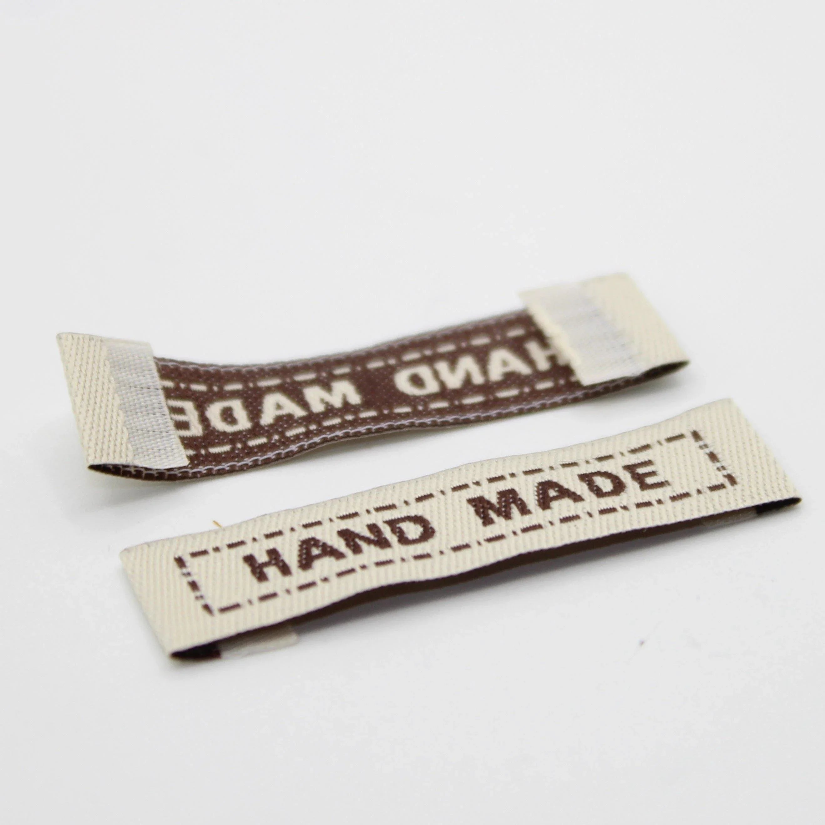 50 Woven Labels "Handmade" Size 45x10mm - ACCESSOIRES LEDUC