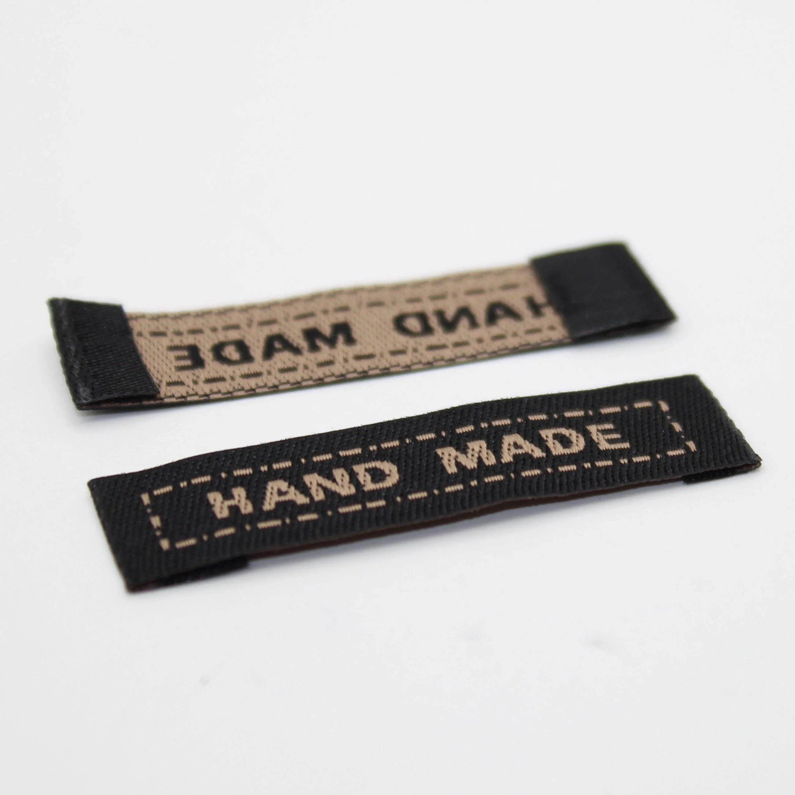 50 Woven Labels "Handmade" Size 45x10mm - ACCESSOIRES LEDUC